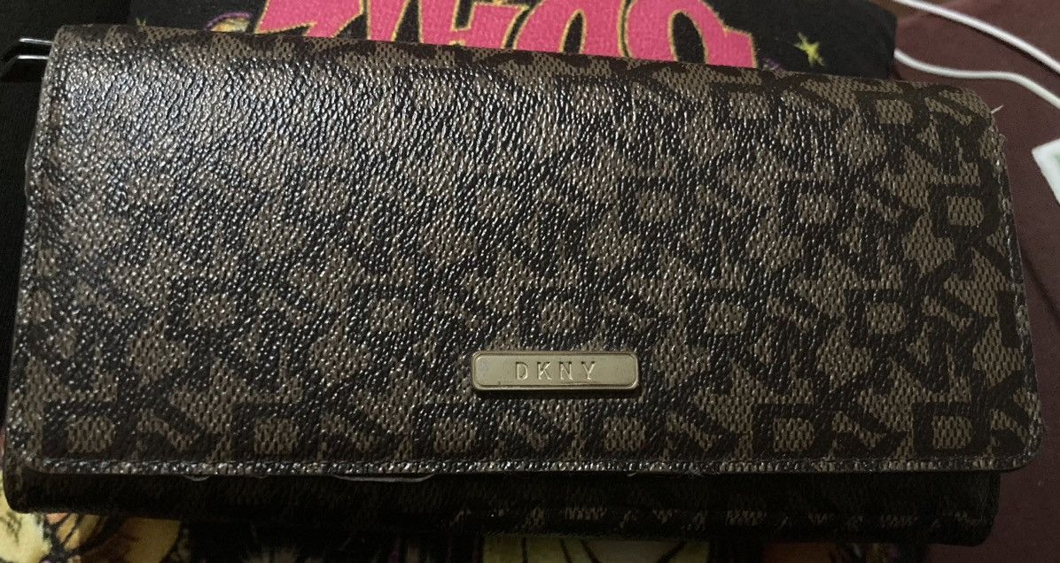 DKNY monogram wallet
