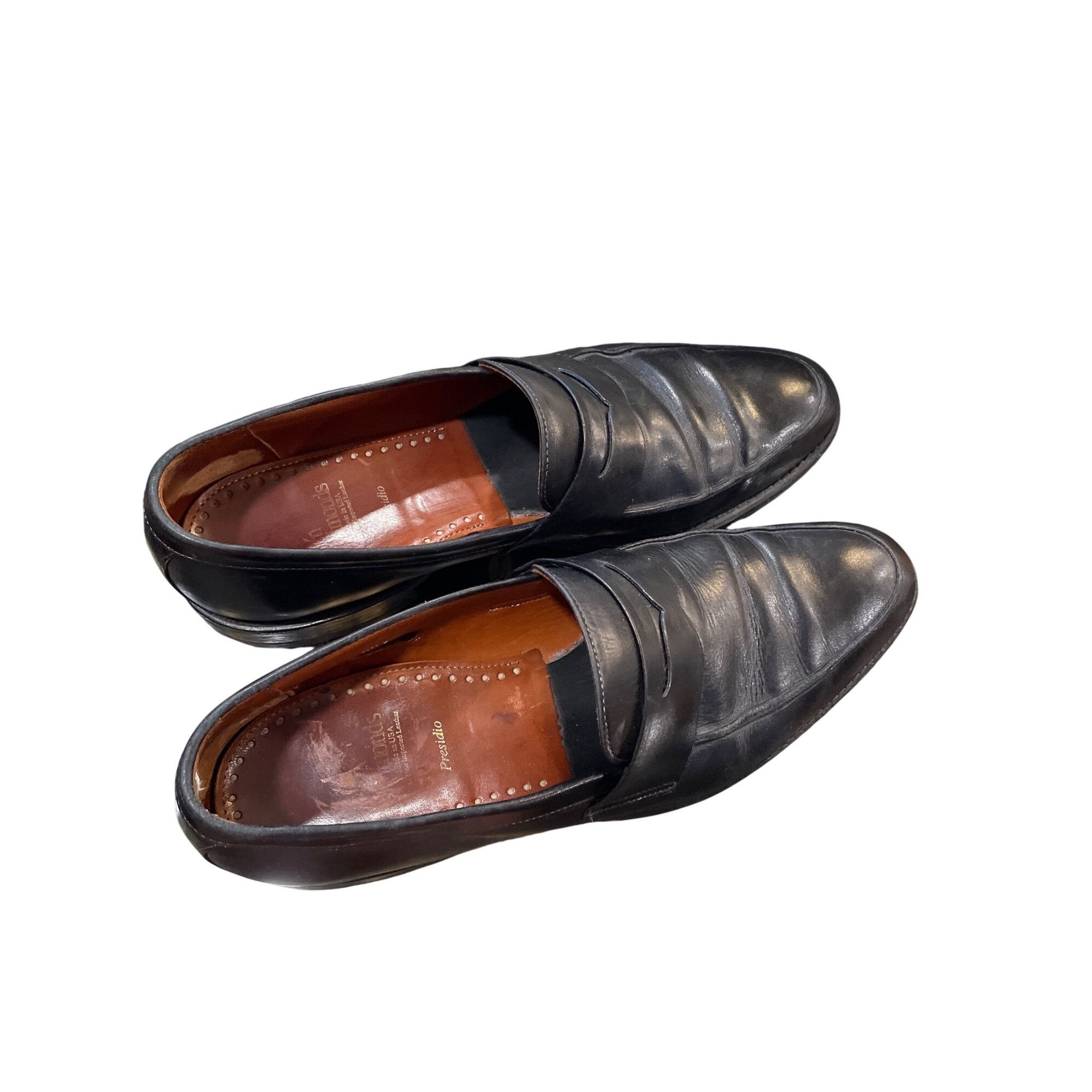 Allen Edmonds Allen Edmonds Presidio mens black leather slip loafers sz 12 Size US 12 / EU 45 - 18 Thumbnail