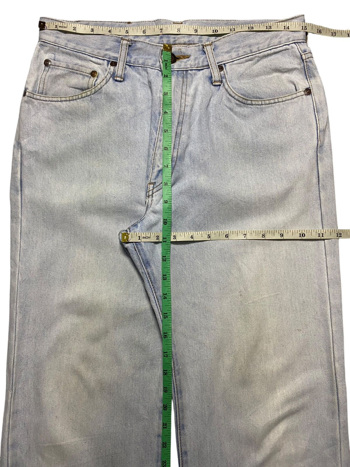 Edwin Vintage Japanese Brand Edwin Light Faded Wash Frayer Jeans Size US 30 / EU 46 - 12 Thumbnail
