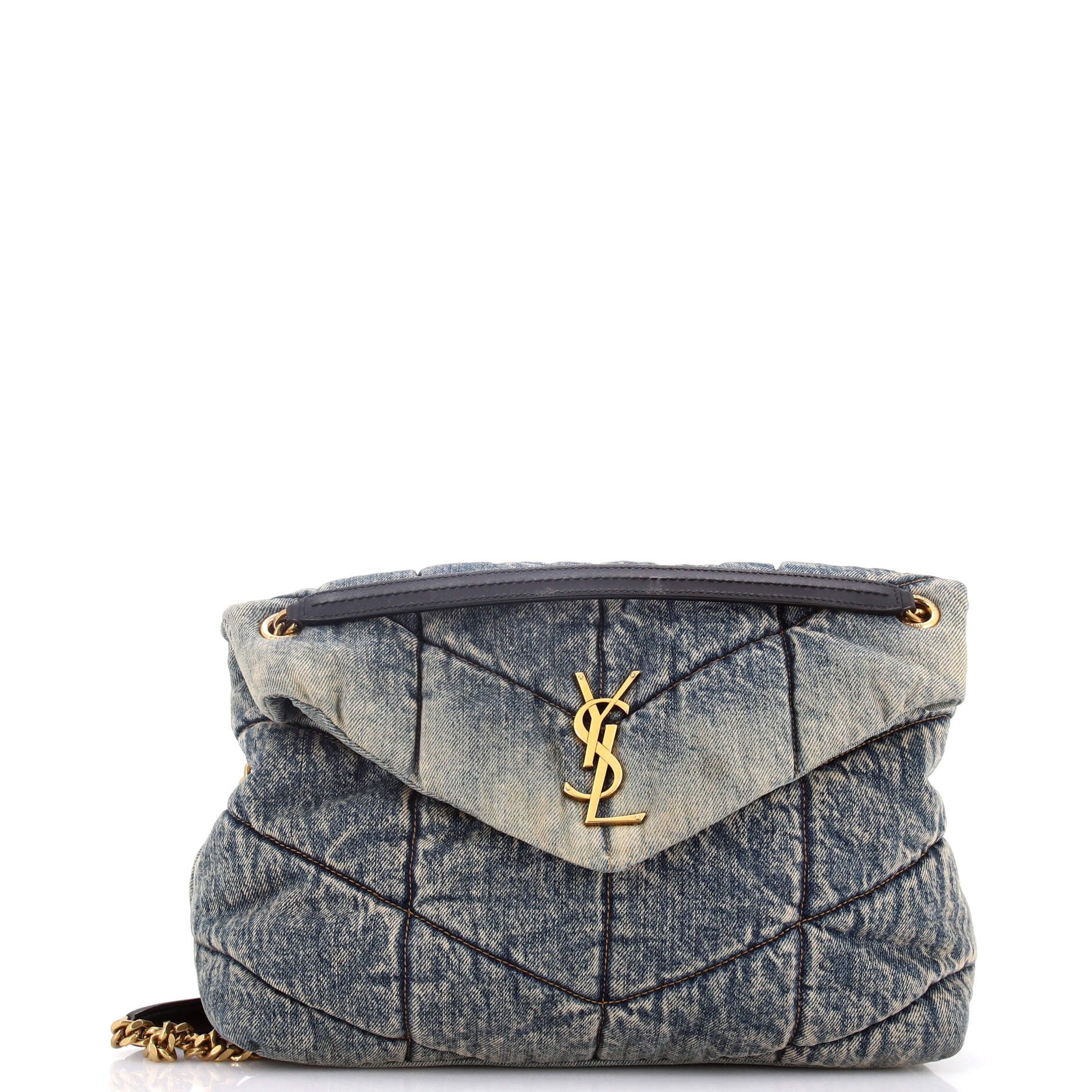 Saint Laurent Paris Loulou Puffer Shoulder Bag Size ONE SIZE - 1 Thumbnail