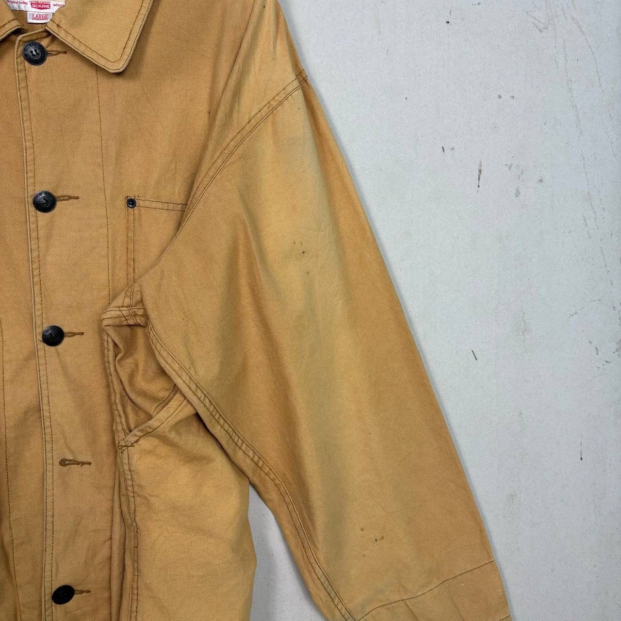 Japanese Brand Vintage P.R.S. Canvas Work Jacket L Tan Chore Coat Detroit Size US L / EU 52-54 / 3 - 8 Thumbnail
