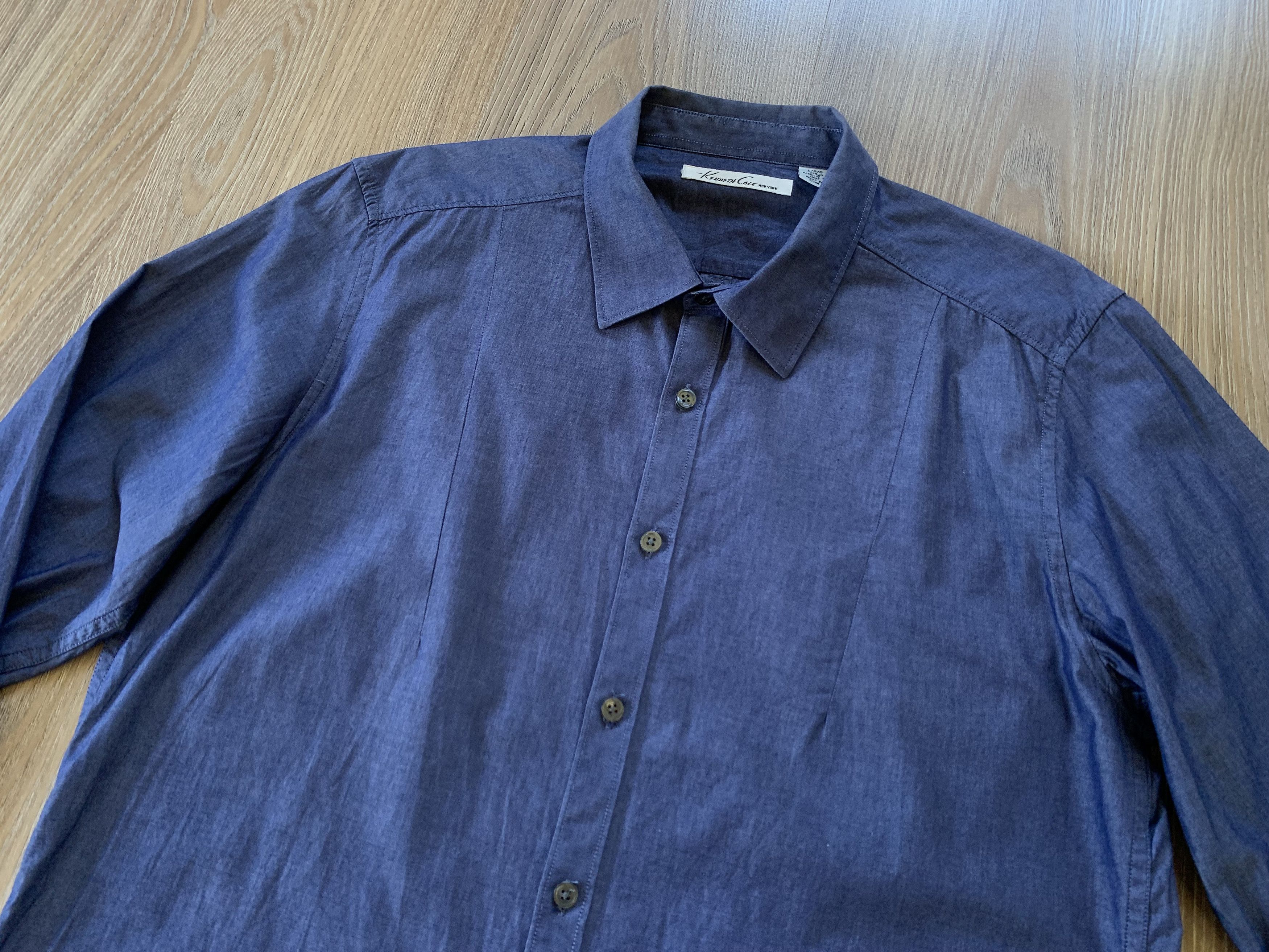 Kenneth Cole Kenneth Cole Mens Cotton Dress Shirt Size US L / EU 52-54 / 3 - 4 Thumbnail