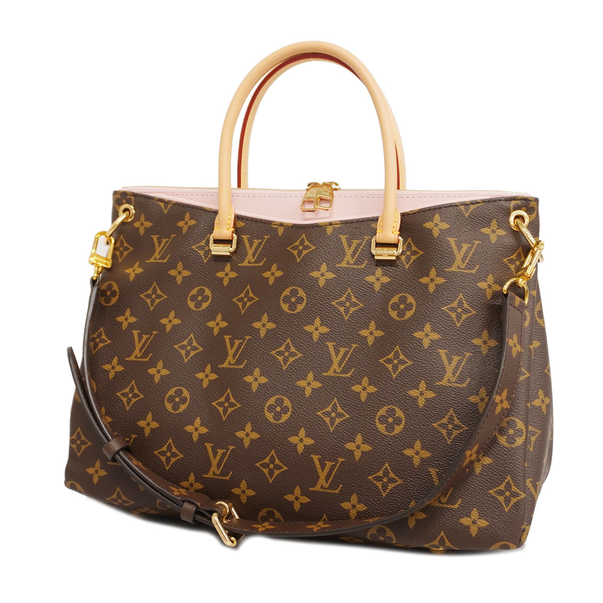 Louis+Vuitton+Pallas+Tote+Brown+Canvas+-+M43400 for sale online