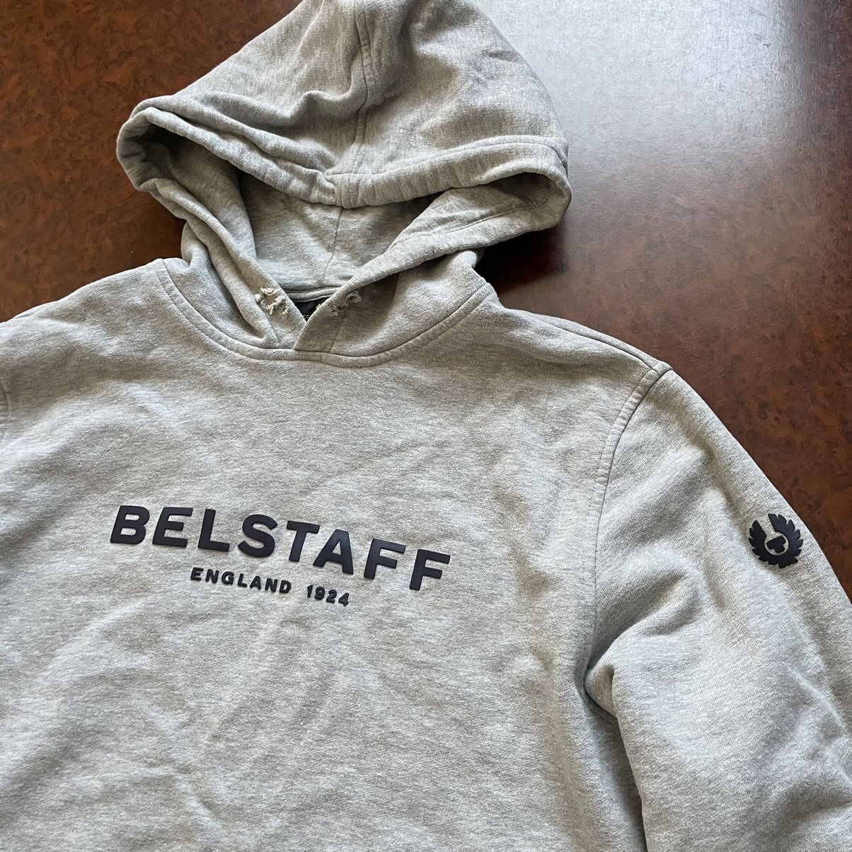 Belstaff Bellstaff moto boxy logo japan desert hooded hoodie Size US M / EU 48-50 / 2 - 2 Thumbnail