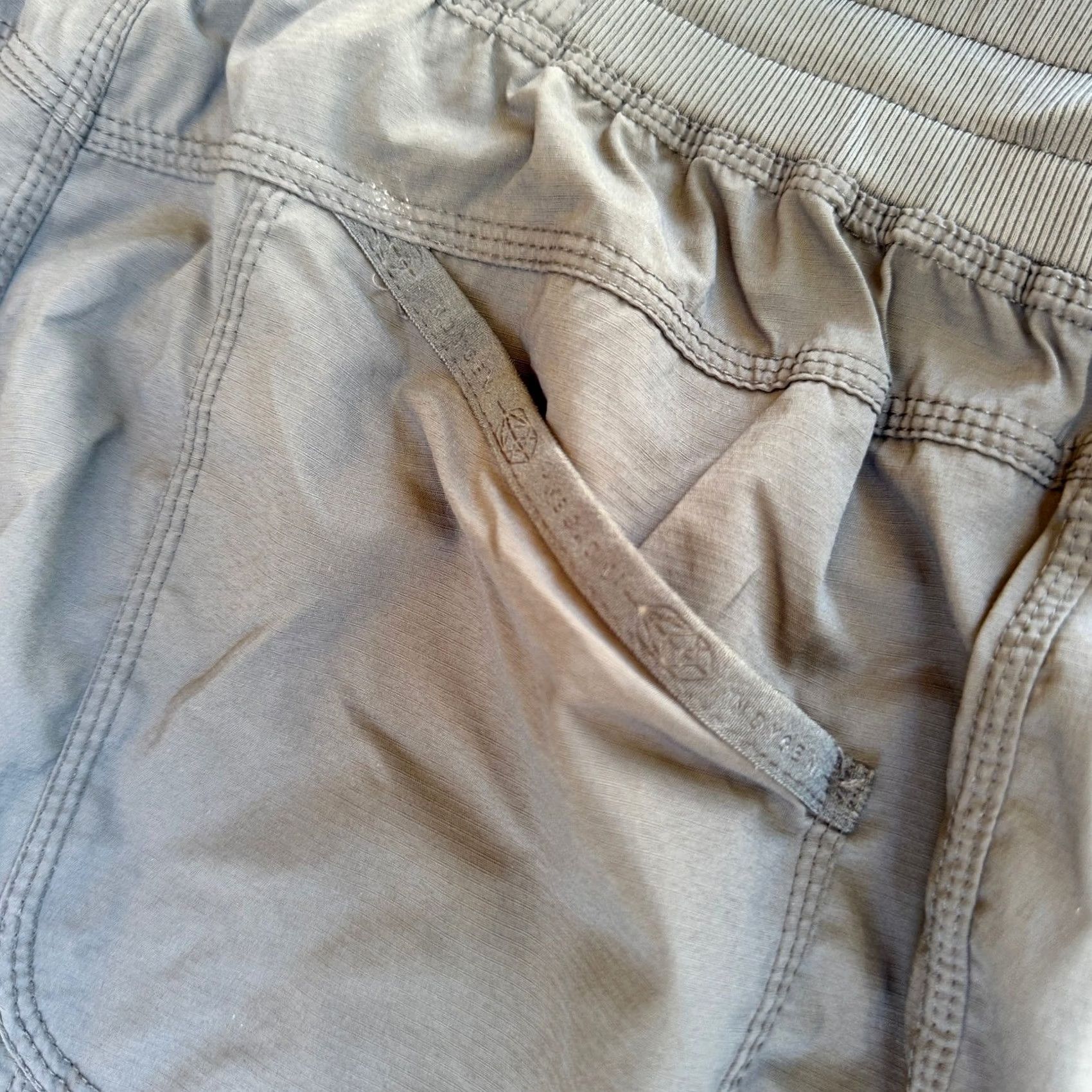 Vintage Indygena Jogger Pants Gray Womens M Stretch Lightweight Drawstring Pockets Casual Activewear Tapered Size 32" / US 10 / IT 46 - 3 Thumbnail