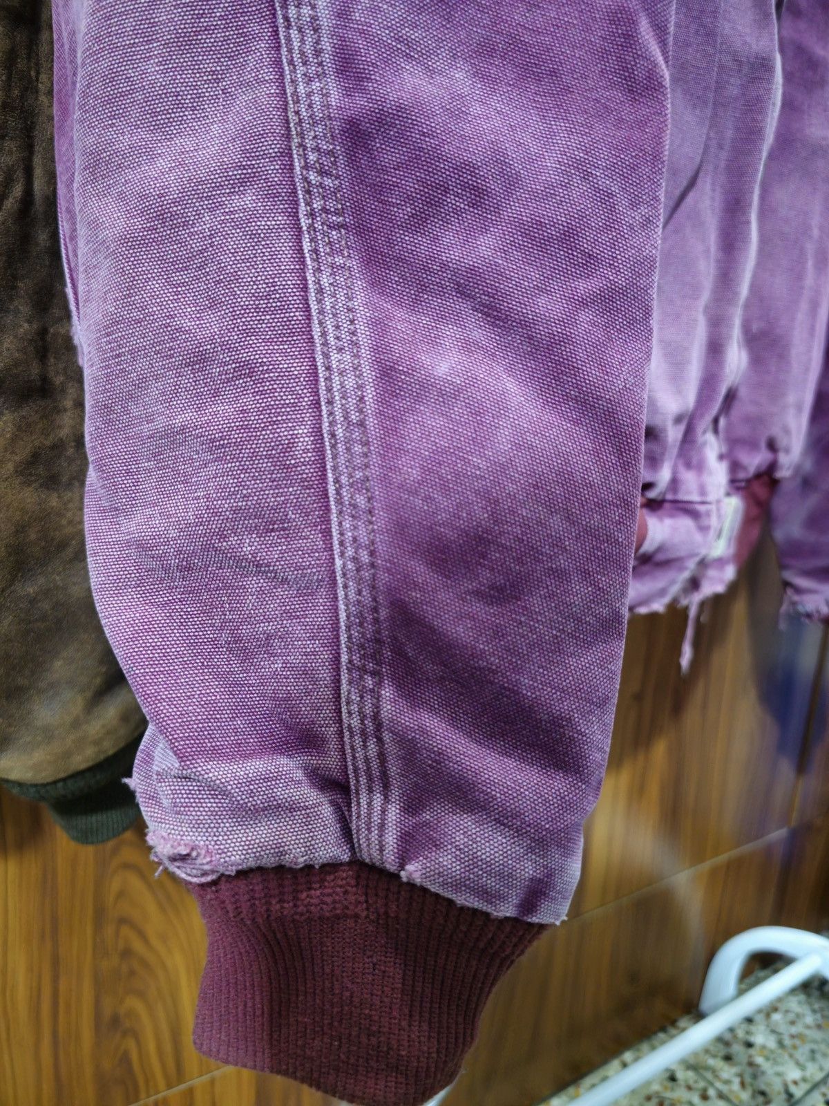 Carhartt RARE Carhartt JQ2246 Santa Fe Jacket – Wine/Burgundy (1996) Size US L / EU 52-54 / 3 - 6 Thumbnail