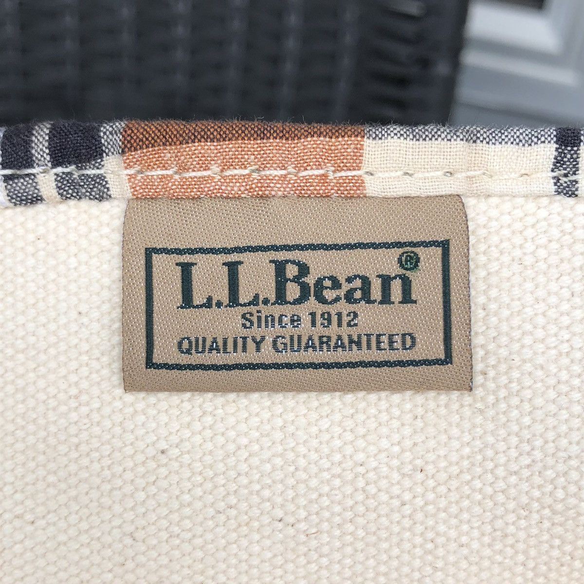 L.L. Bean Vintage L.L.Bean Leather Trim Tote Bag Size ONE SIZE - 14 Thumbnail
