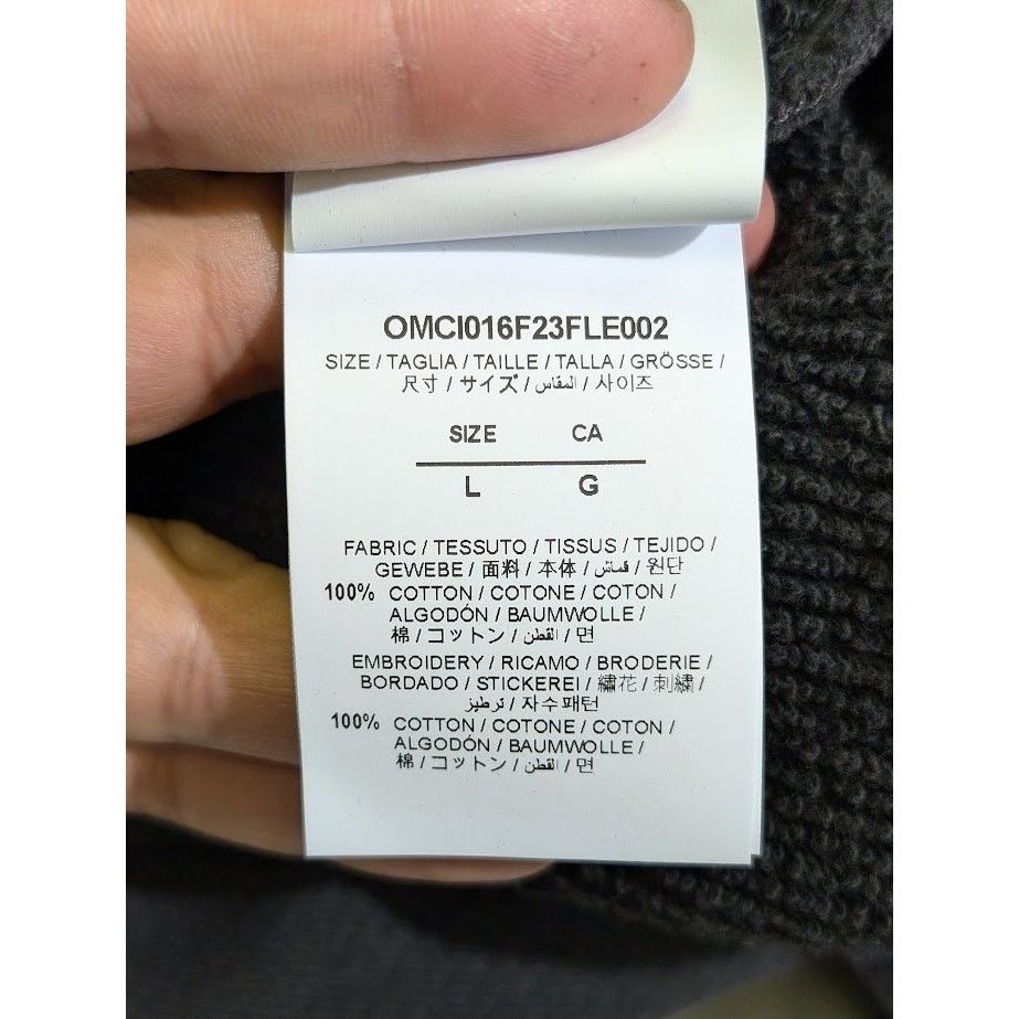 Off-White o1rshd1 BW S. Matthew Over Sweatshorts in Black Grey Size US 34 / EU 50 - 18 Thumbnail