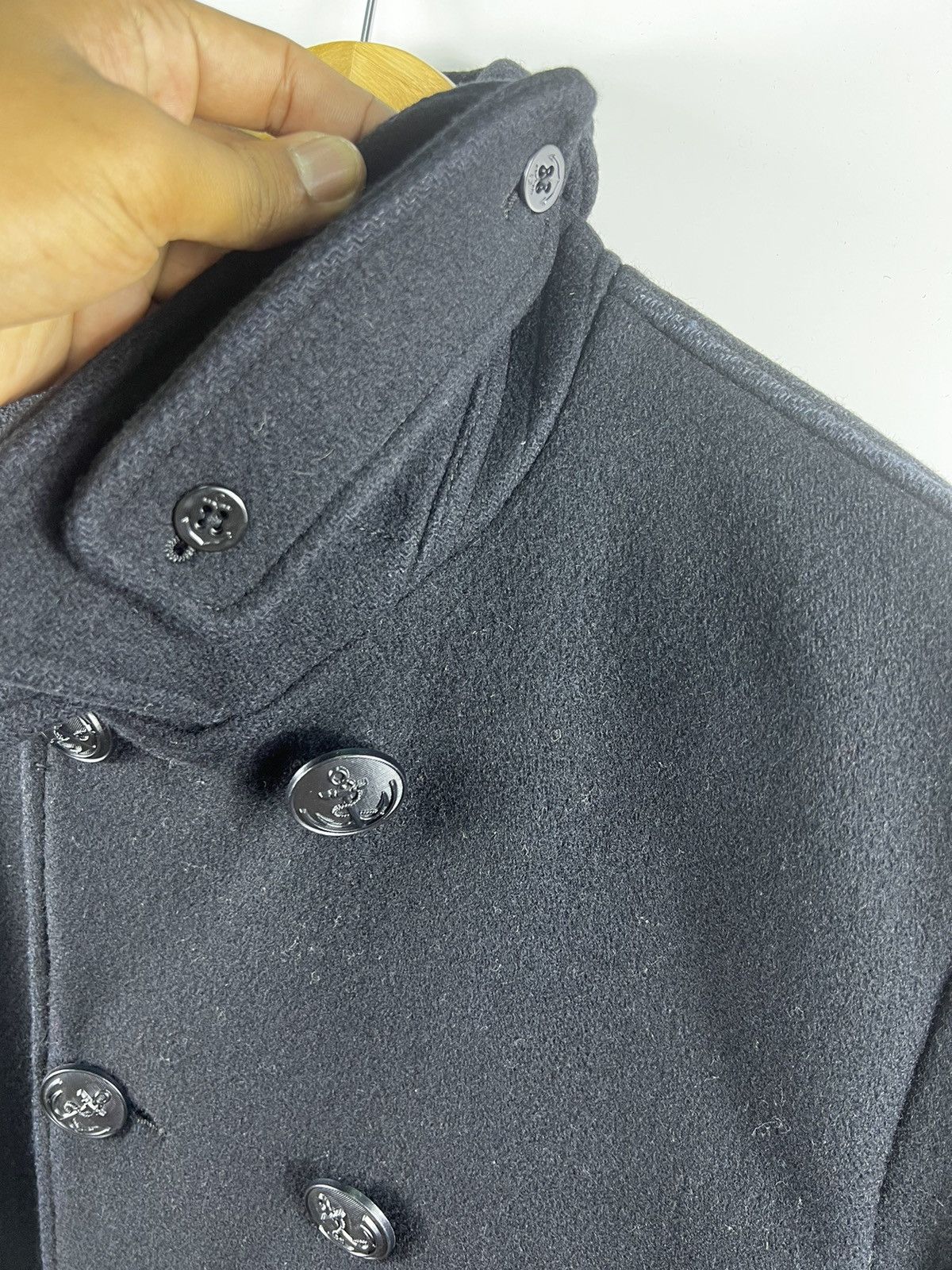 Japanese Brand 🔥 DELUXE CLOTHING STREET TAILOR MILITARY STYLE PEACOAT - M Size US S / EU 44-46 / 1 - 9 Thumbnail
