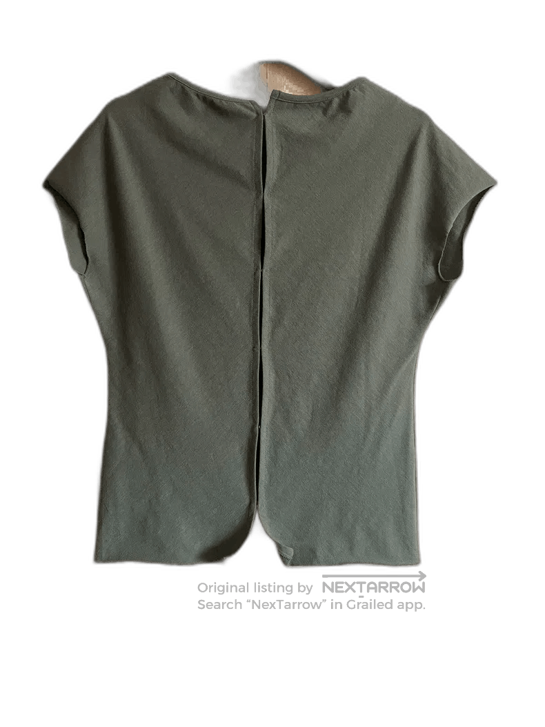 Yohji Yamamoto Yohji Yamamoto Vintage Short Sleeve Top Size US S / EU 44-46 / 1 - 1 Thumbnail