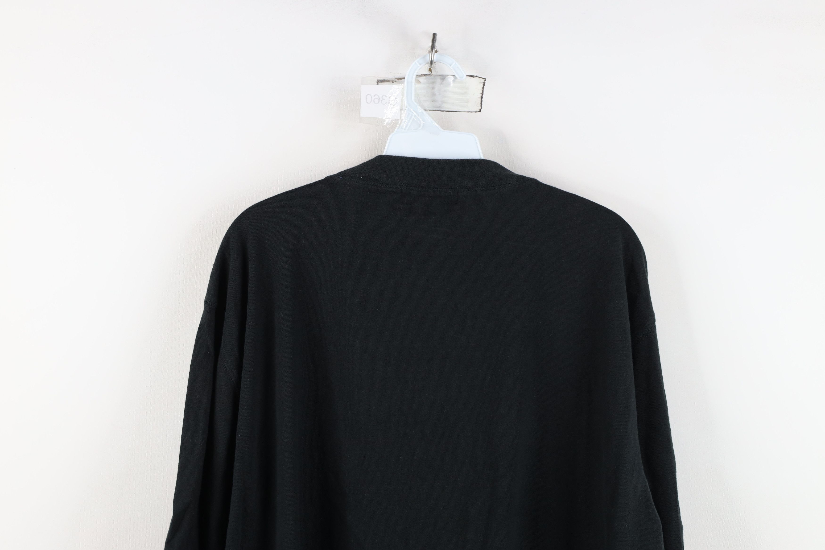 Vintage Vintage 90s Streetwear Heavy Cotton Henley T-Shirt Black Size US XL / EU 56 / 4 - 13 Thumbnail