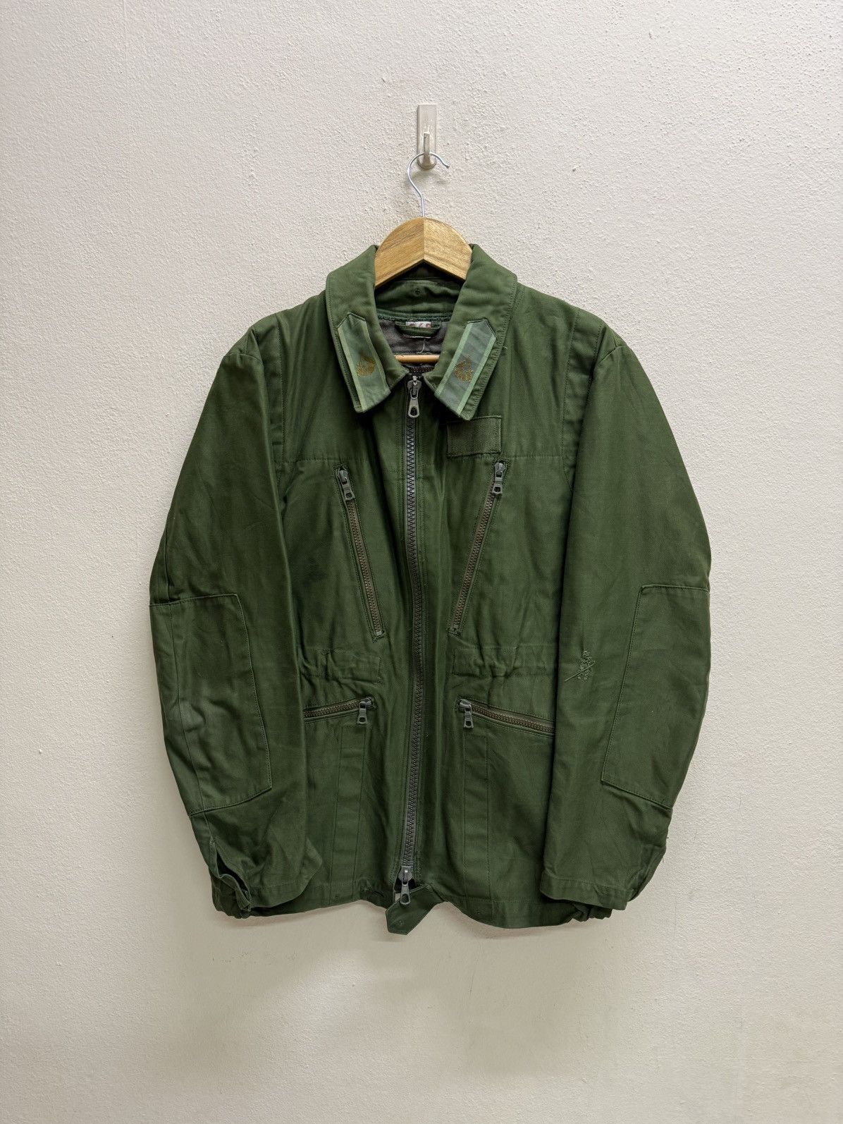 Vintage 1970s Swedish Army m59 tank drivers jacket. Size US S / EU 44-46 / 1 - 21 Thumbnail