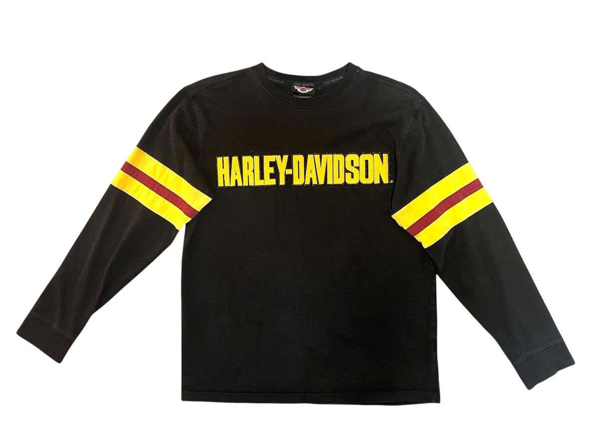 Harley Davidson × Vintage Vintage Heavyweight Harley Davidson Longsleeve Size US L / EU 52-54 / 3 - 1 Thumbnail