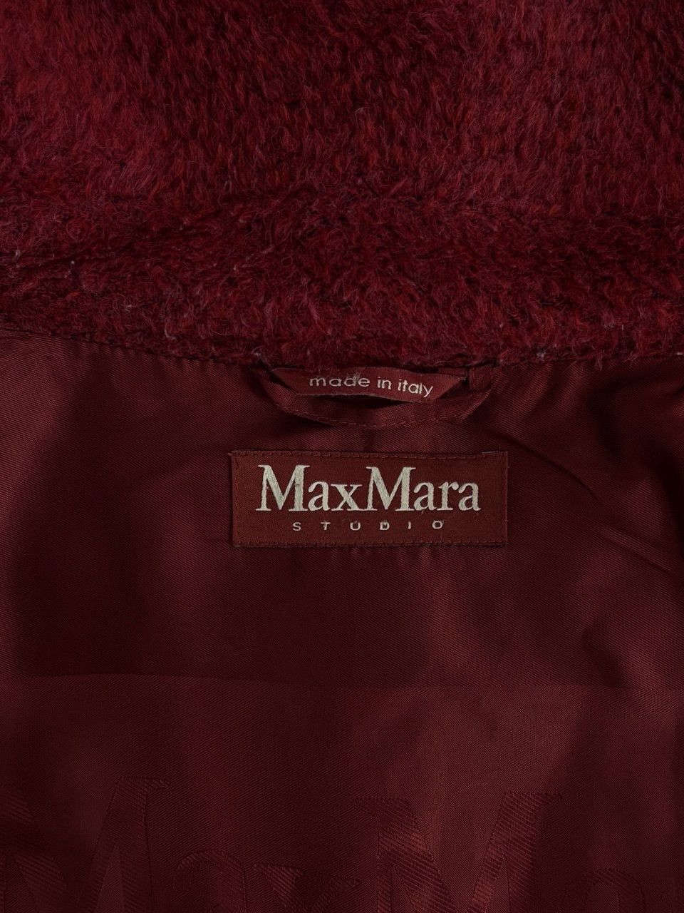Max Mara Max Mara Studio Vintage Alpaca Wool Hot Red Coat High Collar Size M / US 6-8 / IT 42-44 - 21 Thumbnail