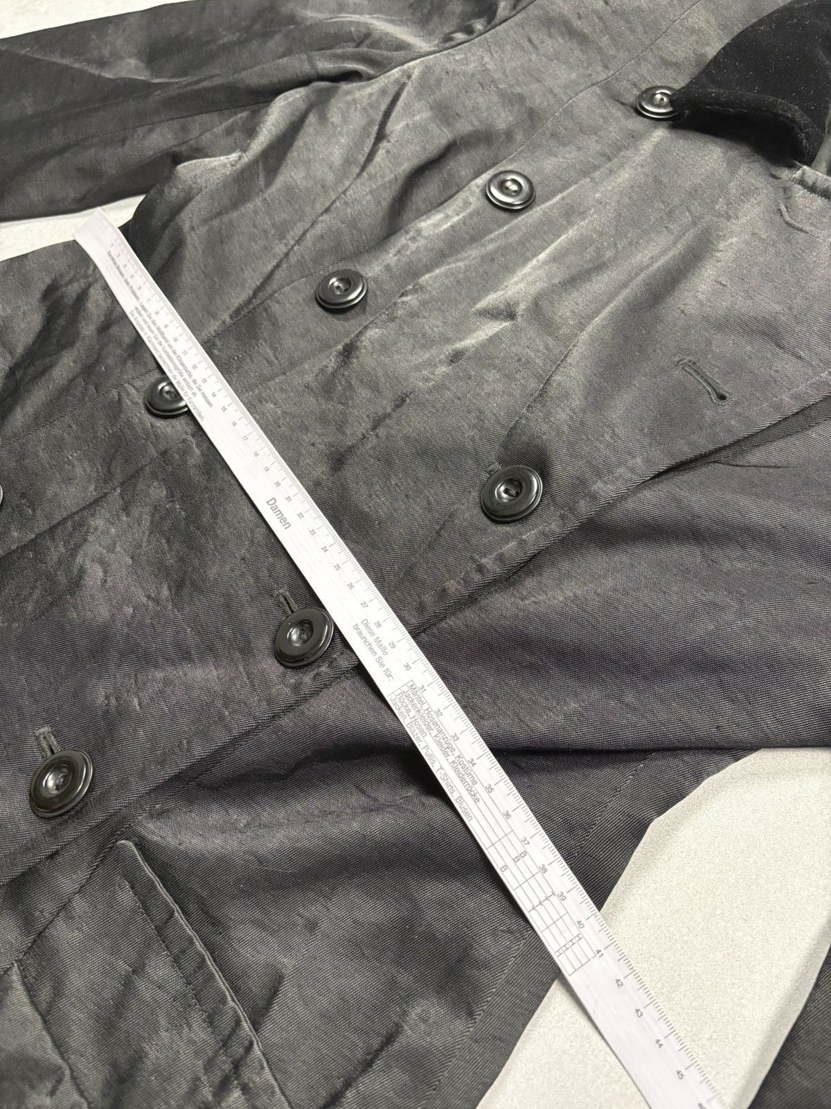 Armani Exchange Vintage 00s Armani Exchange Double Breasted Long Coat 90s Size M / US 6-8 / IT 42-44 - 12 Thumbnail