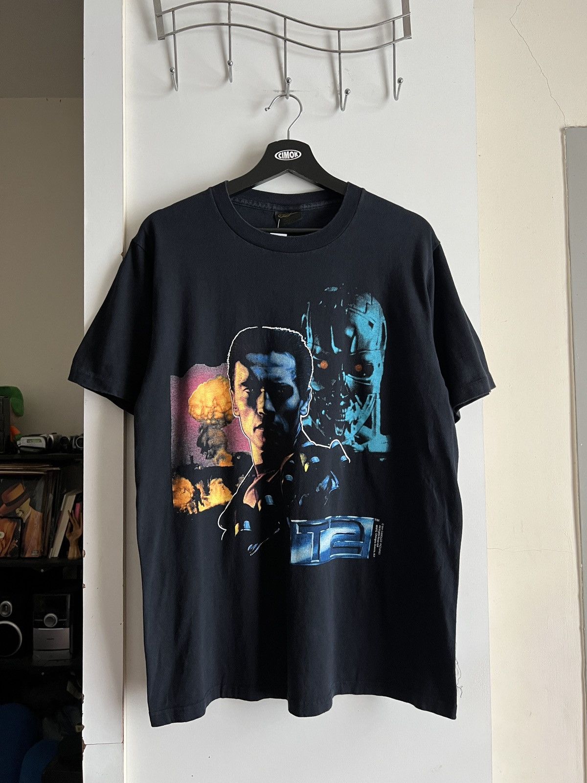 Vintage Vintage 1991 Terminator 2 Judgment Day Rare Design Tee Size US L / EU 52-54 / 3 - 1 Thumbnail