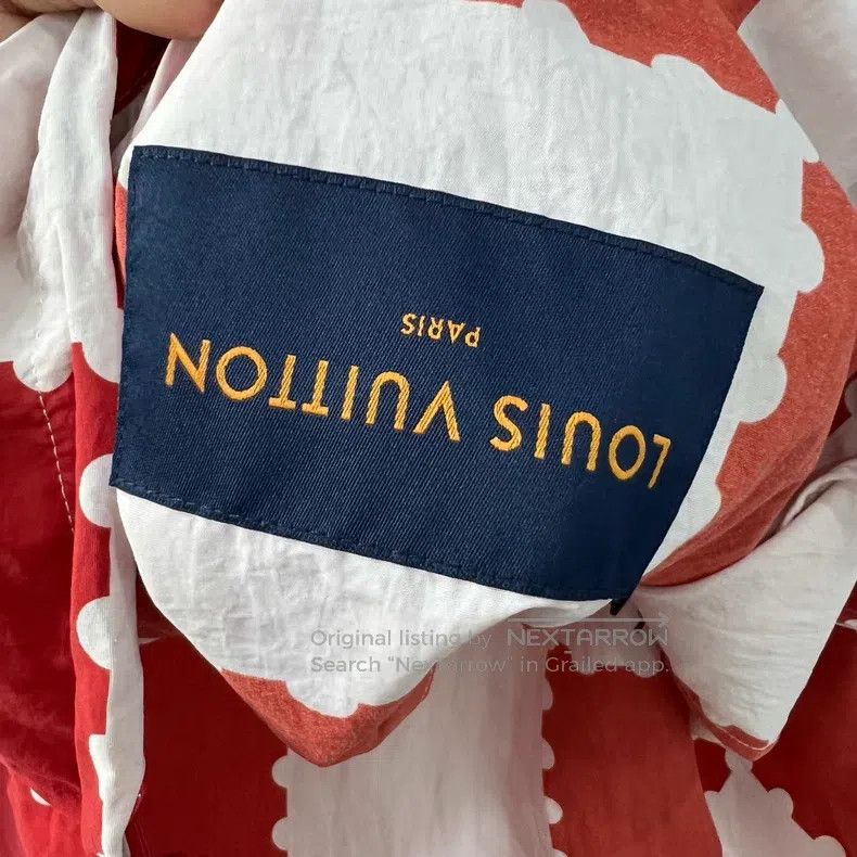 Louis Vuitton White and red checkerboard diving jacket