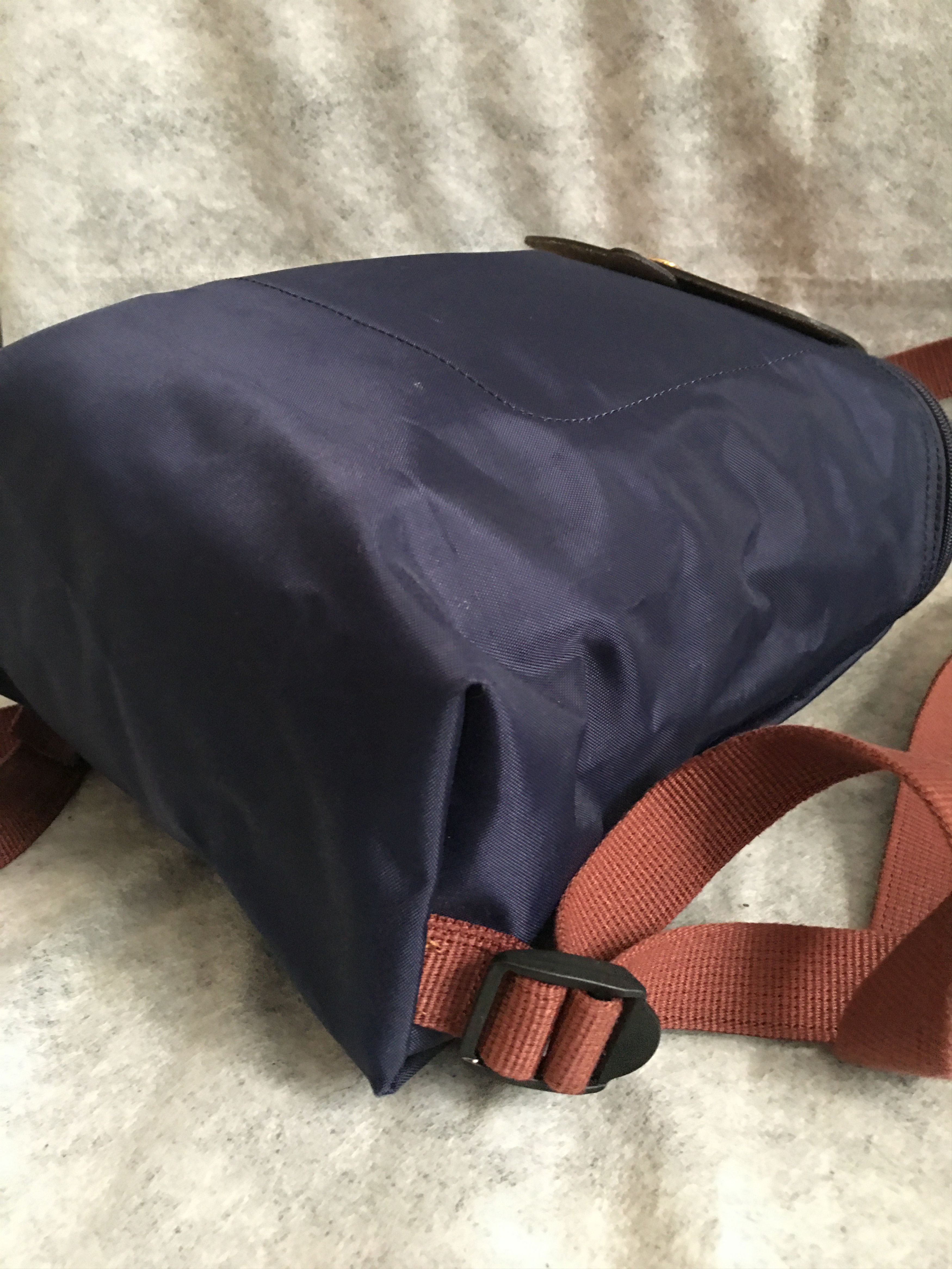 Longchamp Longchamp Le Pliage Blue Nylon Backpack Bag Size ONE SIZE - 6 Thumbnail