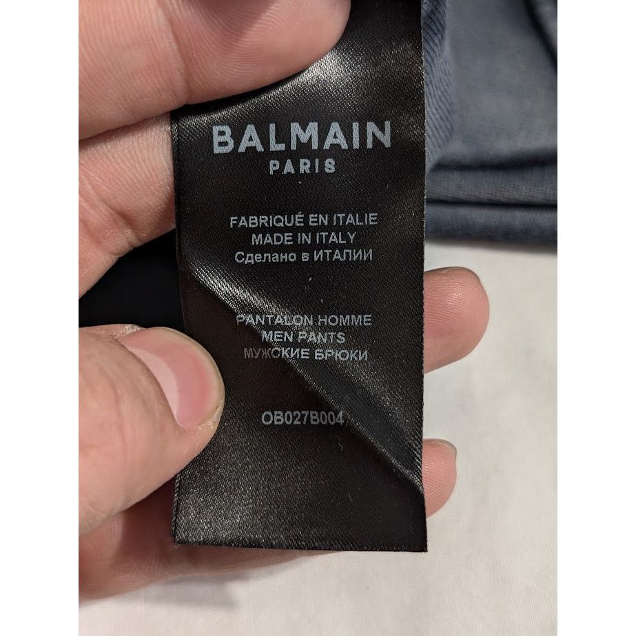 Balmain o1rshd1 Sweatpant & Jogger in Marine Size US 32 / EU 48 - 20 Thumbnail