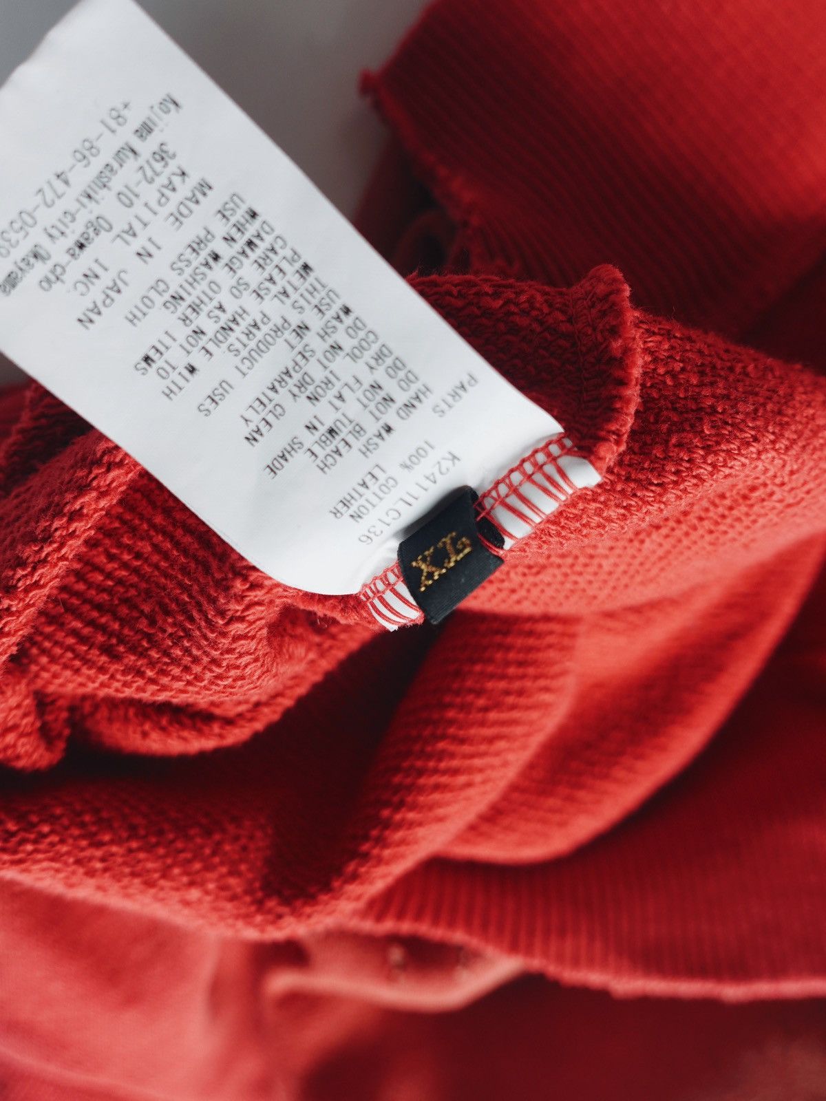 Kapital Kountry Kapital Thriller Gemstone Fleece Hoodie Size 4 Red XL Japan Size US XL / EU 56 / 4 - 6 Thumbnail