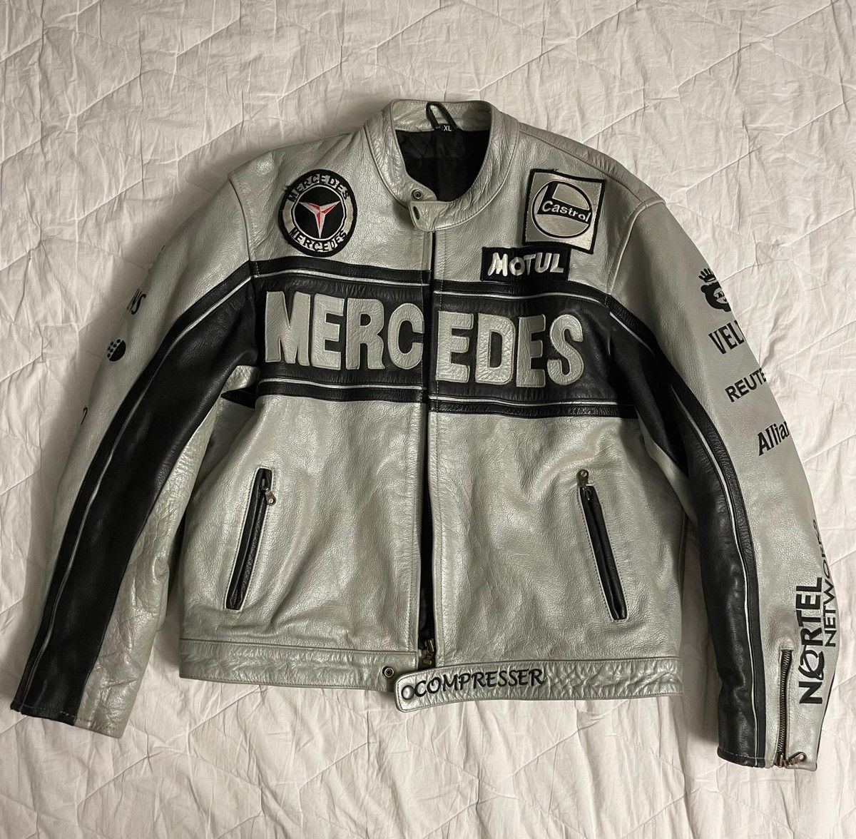 Mercedes-Benz × Vintage Vintage Mercedes OG Leather Jacekt Size US L / EU 52-54 / 3 - 1 Thumbnail