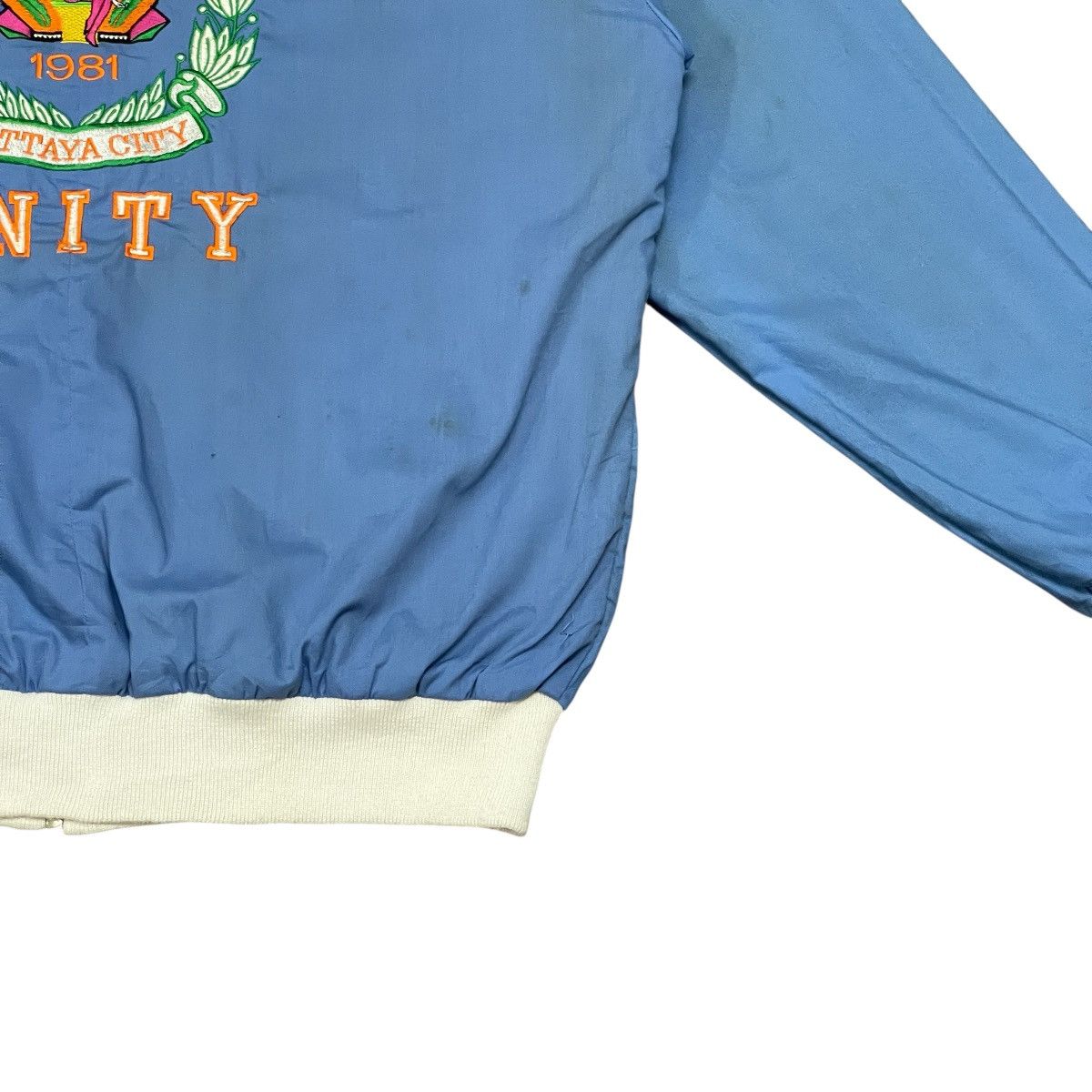 Vintage Vintage 80s Pattaya City Reversible Varsity Jacket Size US L / EU 52-54 / 3 - 4 Thumbnail