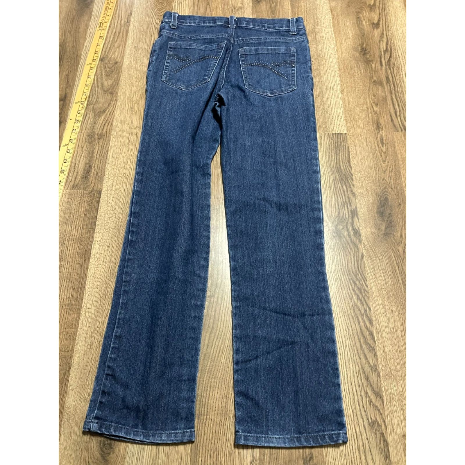Gloria Vanderbilt Gloria Vanderbilt Jeans Women's 4 Petite Blue Denim Amanda Straight Size 27" / US 4 / IT 40 - 2 Thumbnail