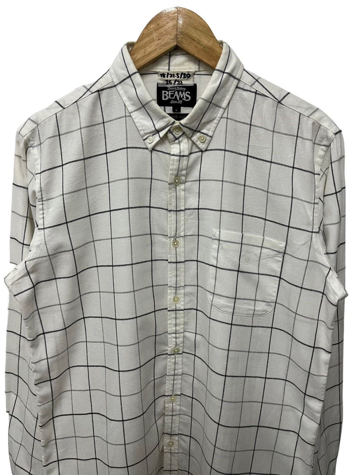Beams Plus × Japanese Brand Beams flannel shirt Size L / US 10 / IT 46 - 2 Thumbnail