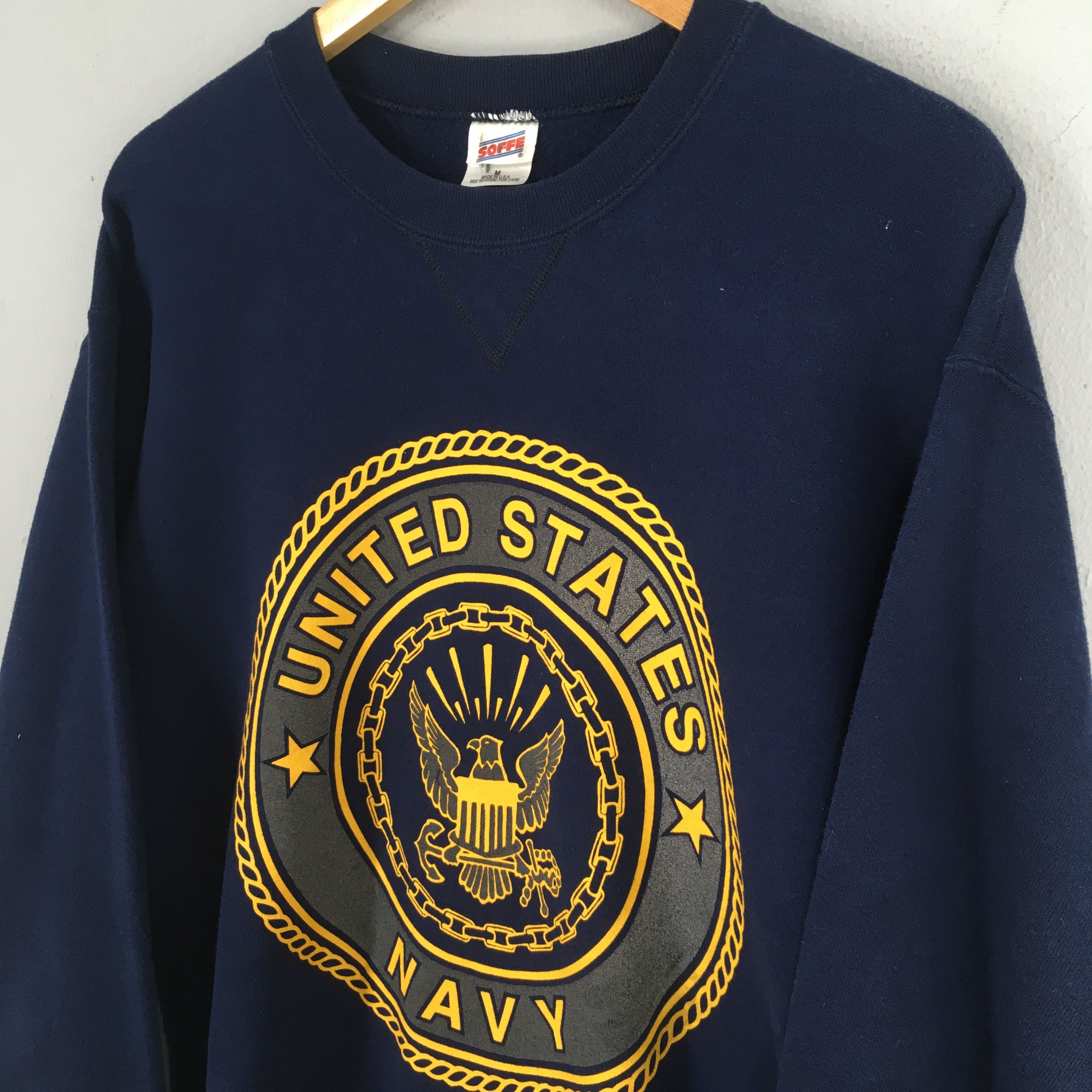 Vintage Vintage United States Navy Sweatshirt Medium Size US M / EU 48-50 / 2 - 3 Thumbnail