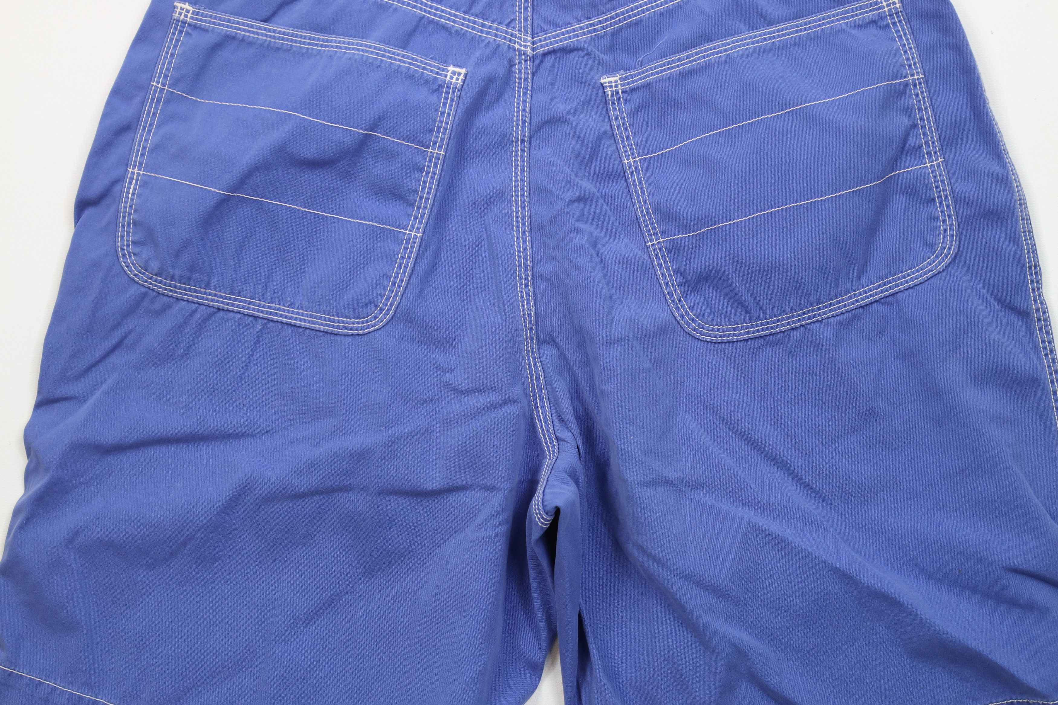 Eddie Bauer × Vintage Vintage 90s Eddie Bauer Button Fly Bermuda Chino Shorts Blue Size 30" / US 8 / IT 44 - 10 Thumbnail