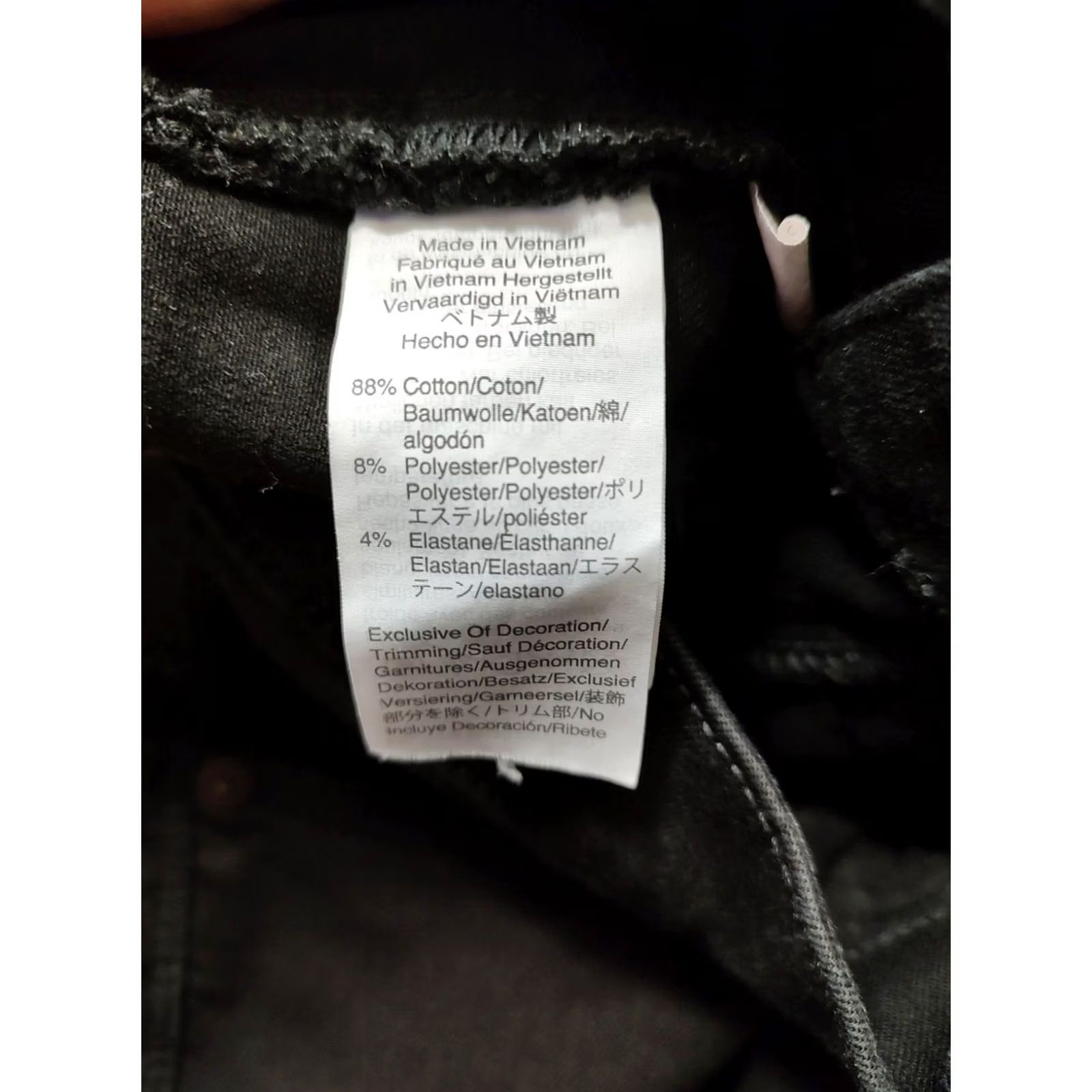 Madewell Madewell Jeans Skinny High Rise Denim Black 28x27 Womens Regular Cotton Blend 5-Pocket JuN 27 Inseam Size 28" / US 6 / IT 42 - 4 Thumbnail