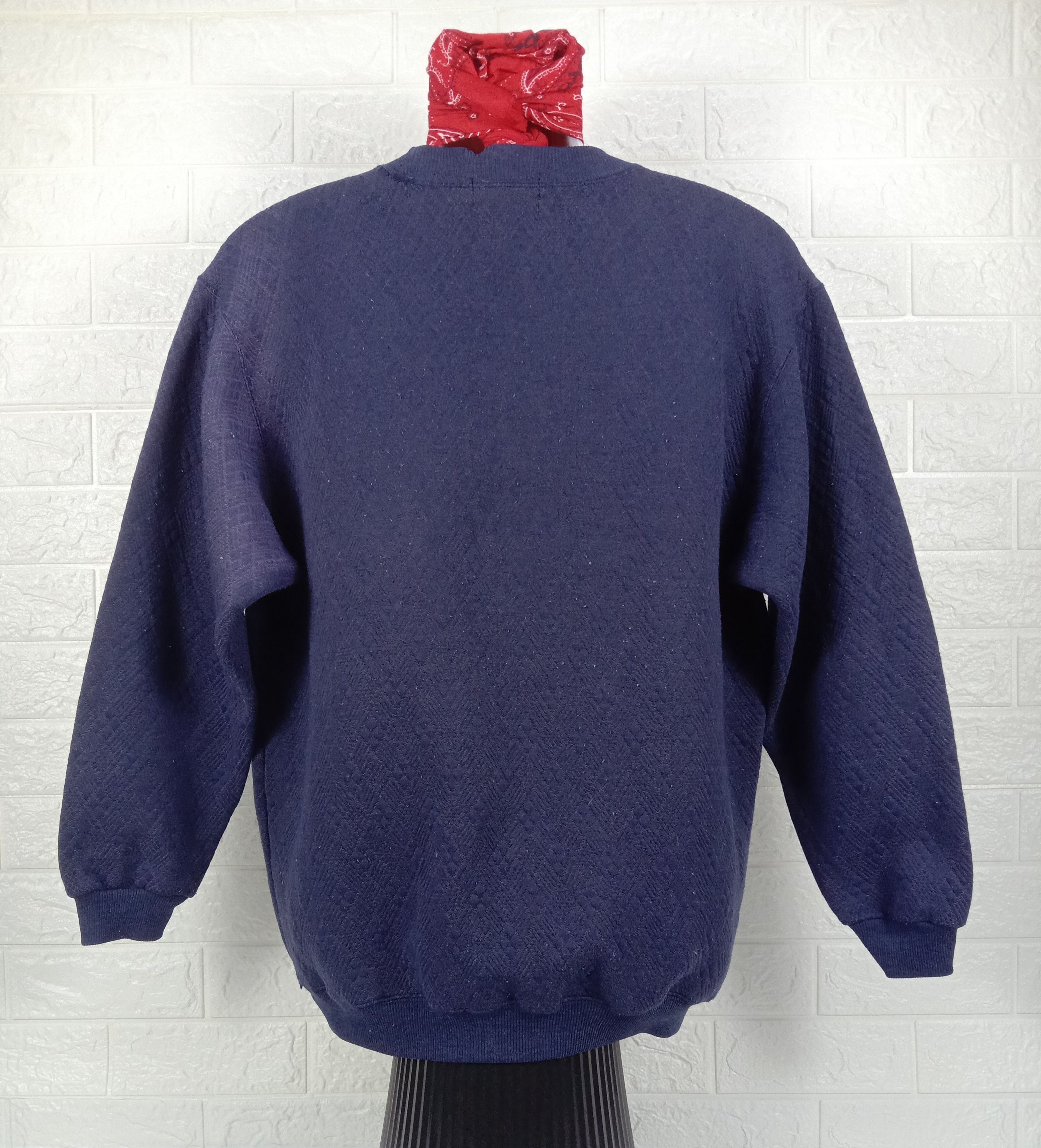 Valentino Vintage Gianni Valentino Embroidery Sun Faded Sweatshirt Size US L / EU 52-54 / 3 - 4 Thumbnail