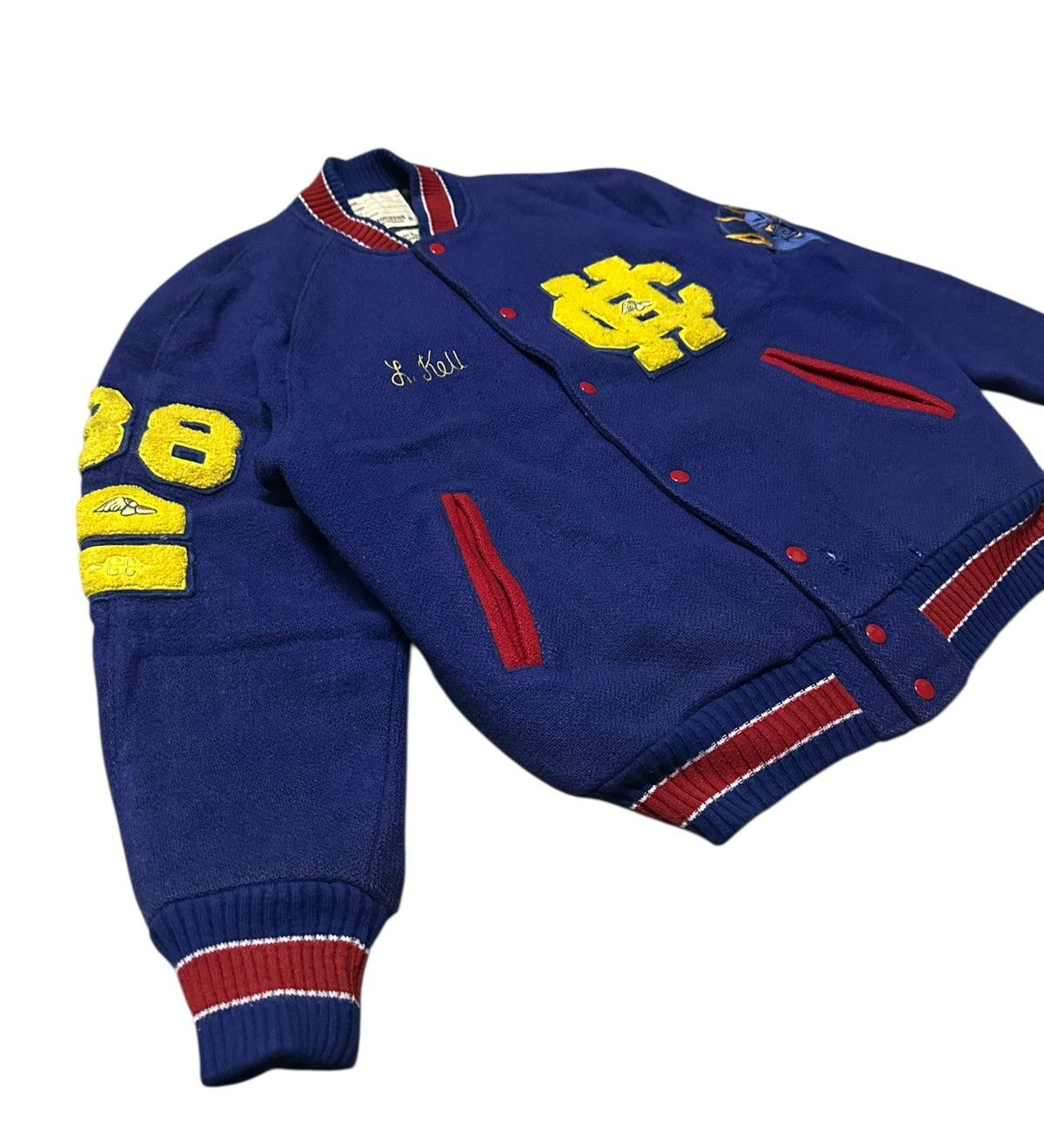 Vintage Vintage 80s Houston varsity jacket Size US M / EU 48-50 / 2 - 7 Thumbnail