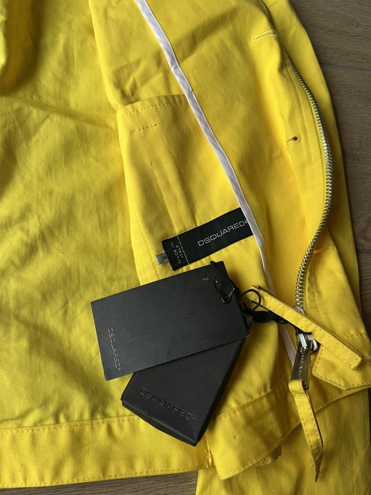 Dsquared2 Dsquared2 Denim Asymmetrical yellow jacket M size Size US M / EU 48-50 / 2 - 7 Thumbnail