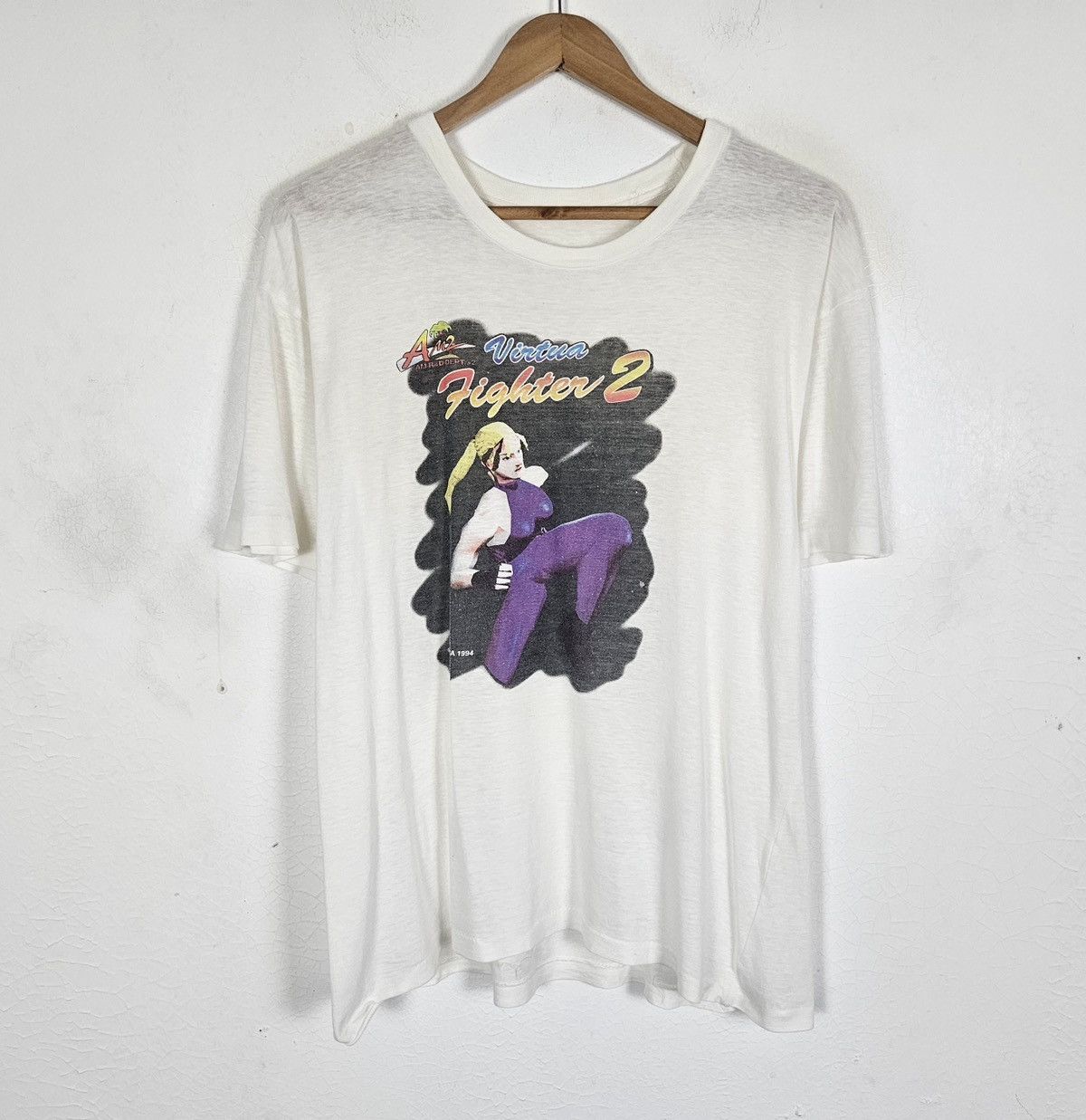 Vintage Vintage 90s Virtua Fighter 2 Sega Game shirt Size US L / EU 52-54 / 3 - 2 Thumbnail