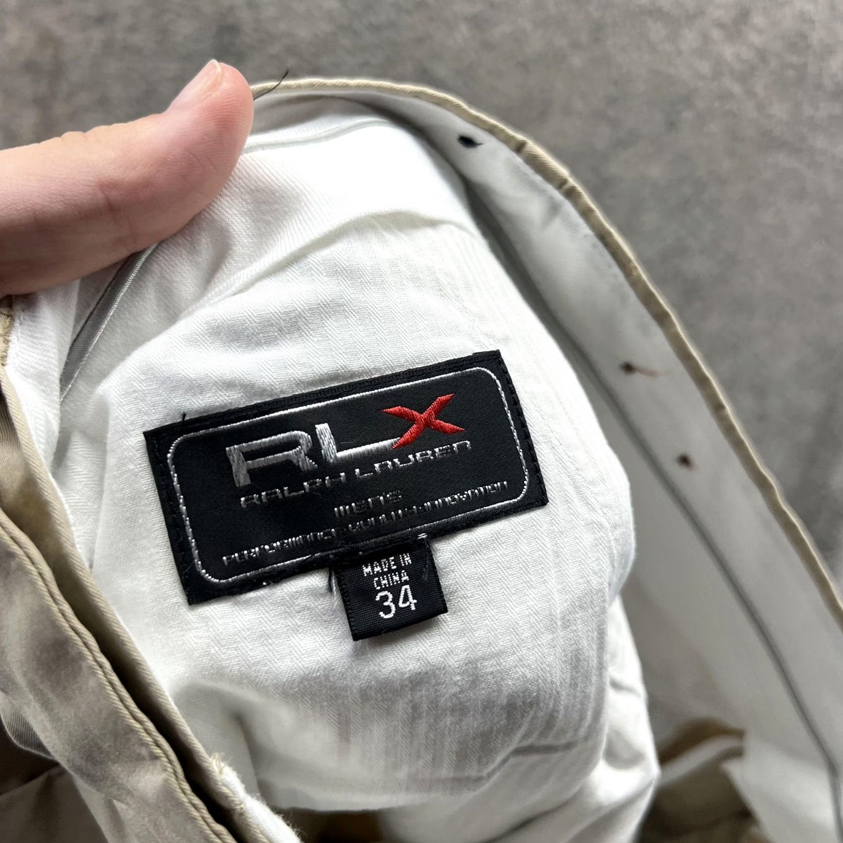 Ralph Lauren RLX Ralph Lauren Shorts Mens 34 Chino Flat Front Casual Beige Stretch Golf Pocketed Size US 34 / EU 50 - 7 Thumbnail