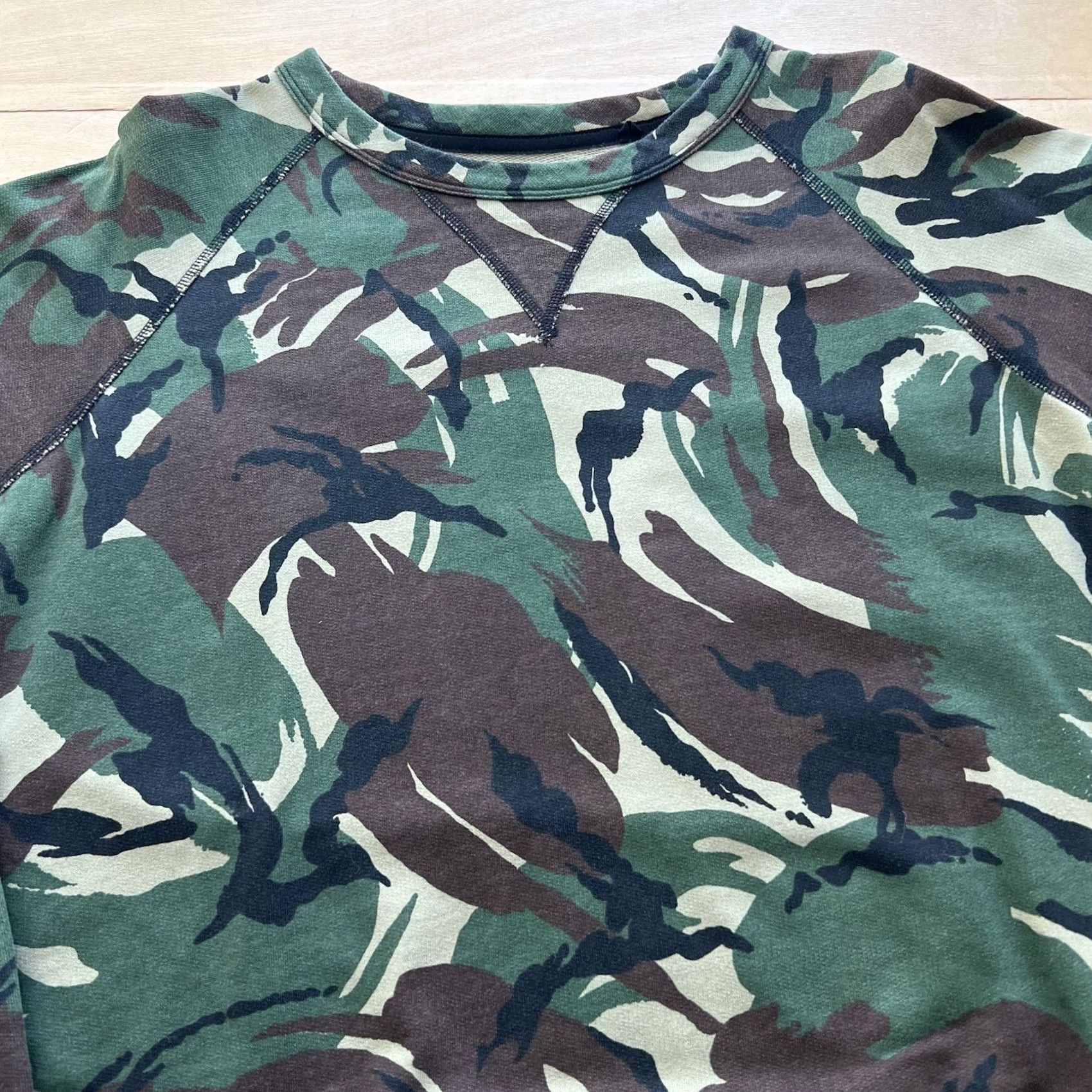 Rag & Bone rag & bone Sweatshirt Small Green Camouflage Pullover New York Military Punk Mens Size US S / EU 44-46 / 1 - 3 Thumbnail