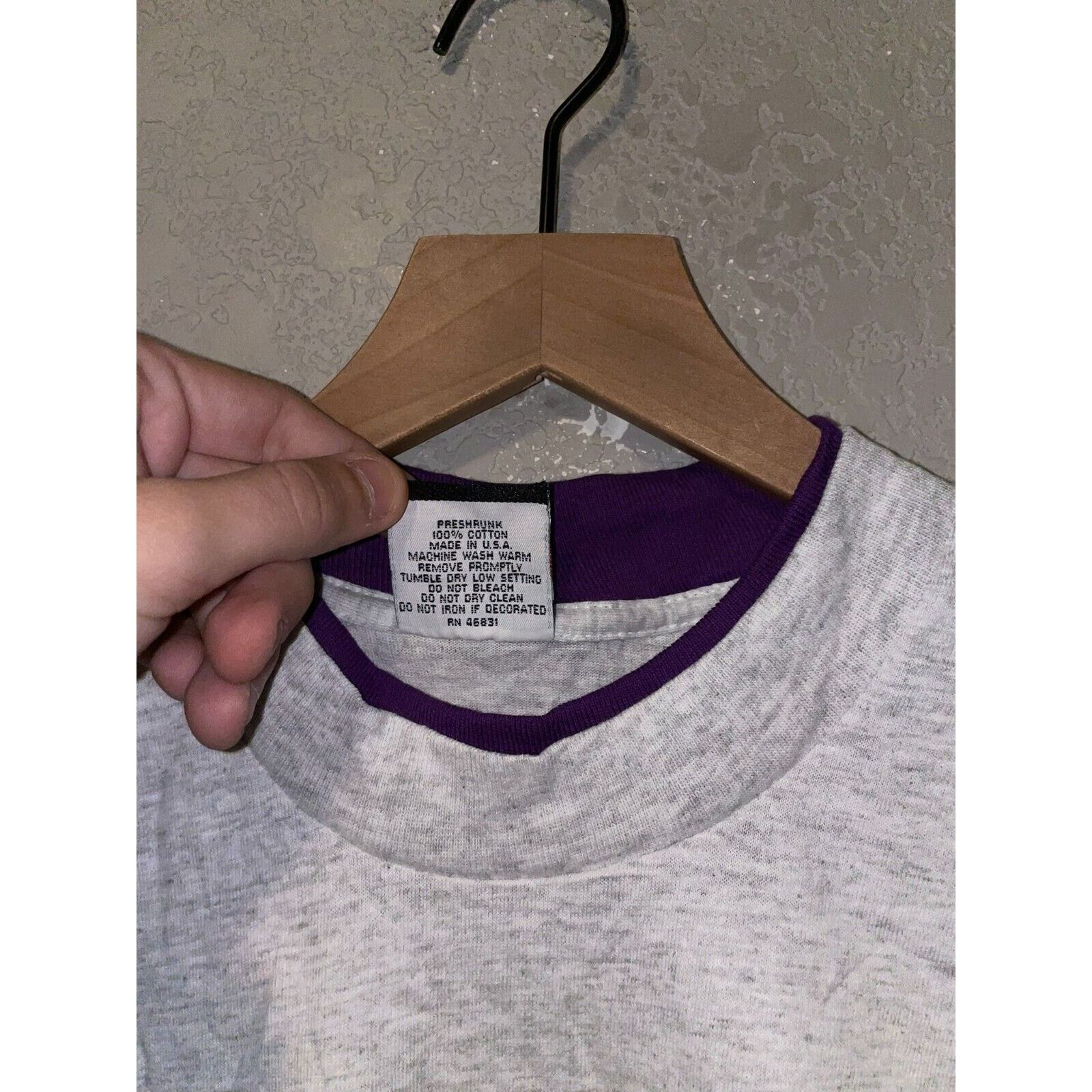 Signal Sport Vintage Mount Rushmore Shirt South Dakota Gray Purple Tee M Size US M / EU 48-50 / 2 - 9 Thumbnail