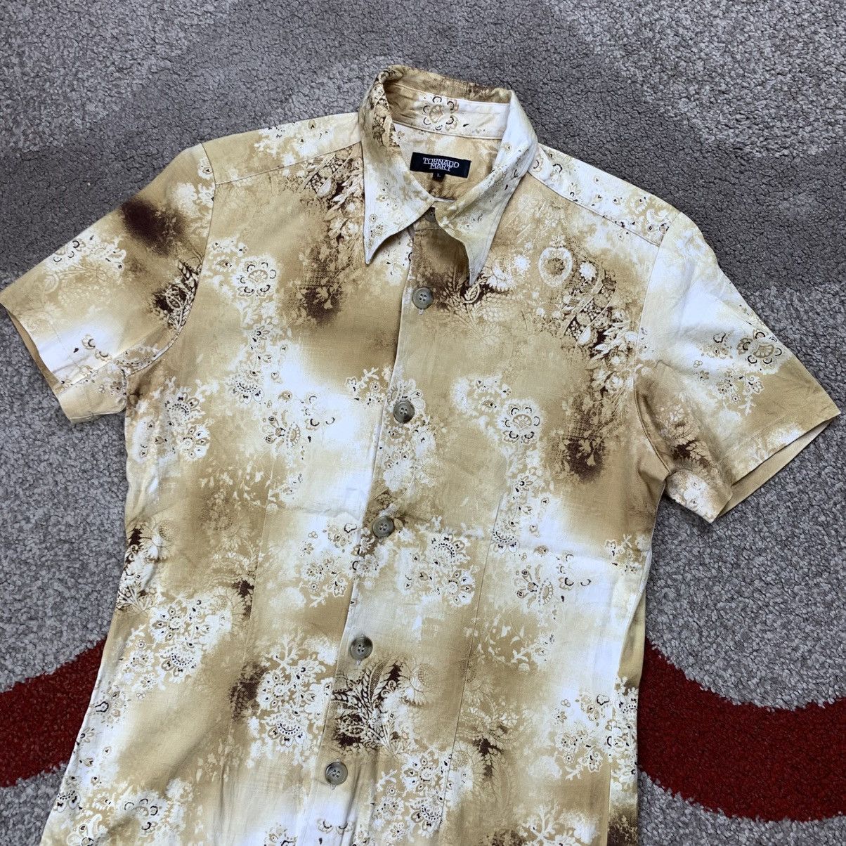 Japanese Brand TORNADO MART Short Shirt Button Up Japanese Brand Size L / US 10 / IT 46 - 3 Thumbnail