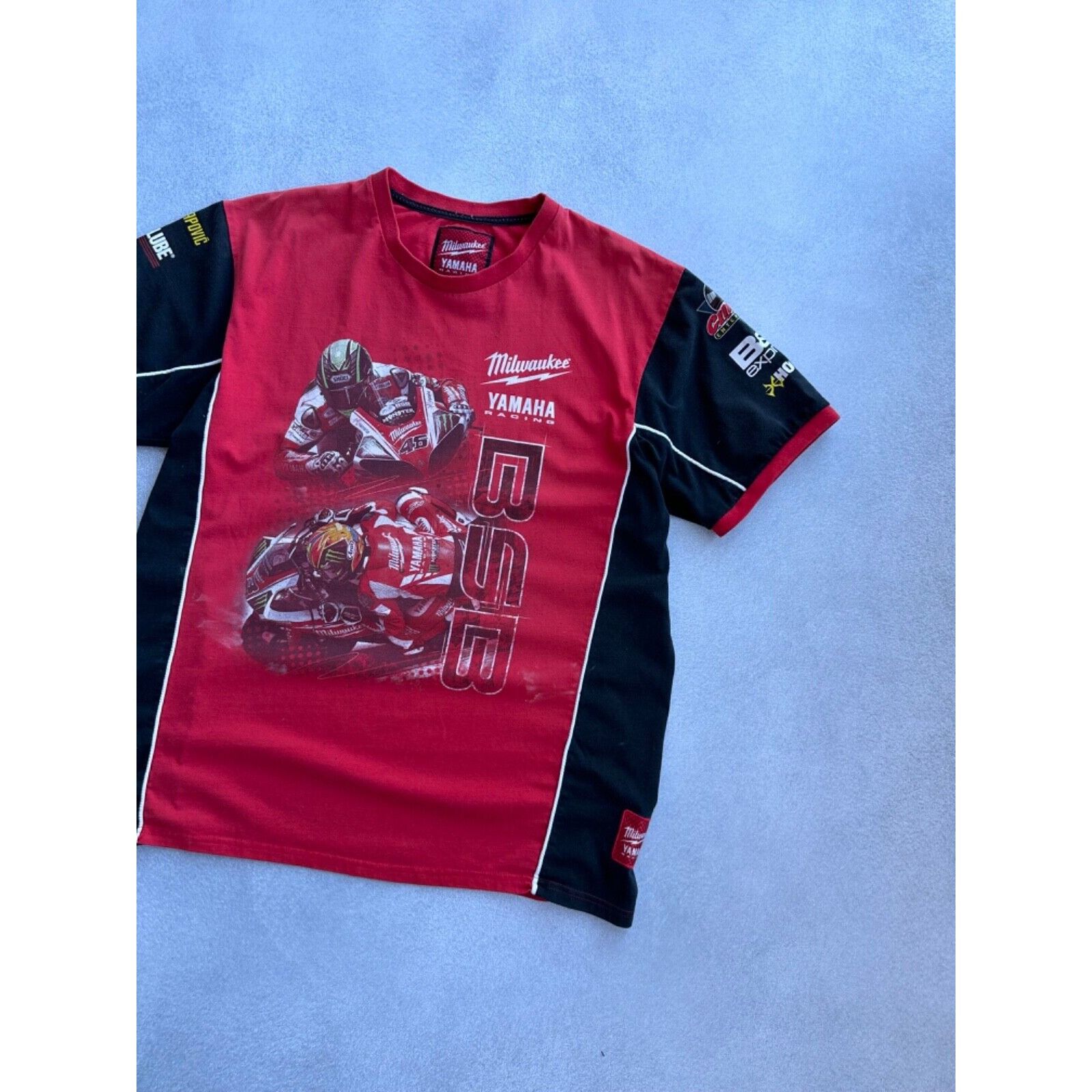 Yamaha VTG Yamaha Racing Milwaukee Monster Distressed T-shirt Size US XL / EU 56 / 4 - 3 Thumbnail