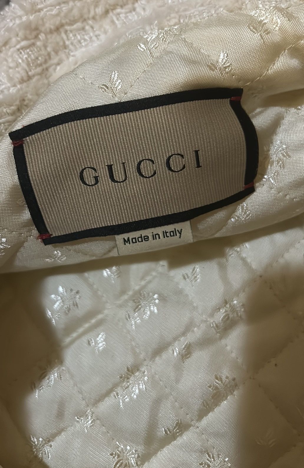 Gucci Gucci Window Tweed Bomber Jacket Ivory size IT 46 721995 Size L / US 10 / IT 46 - 4 Thumbnail