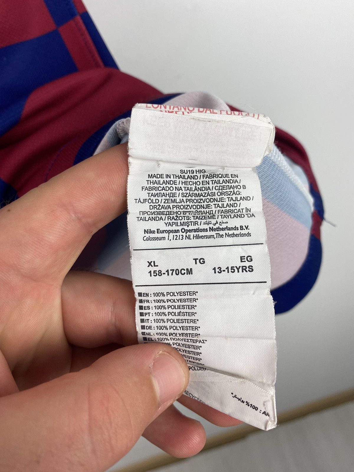 Nike Barcelona 2019 2020 Nike Soccer Jersey PSG Milan Real Size US XS / EU 42 / 0 - 17 Thumbnail