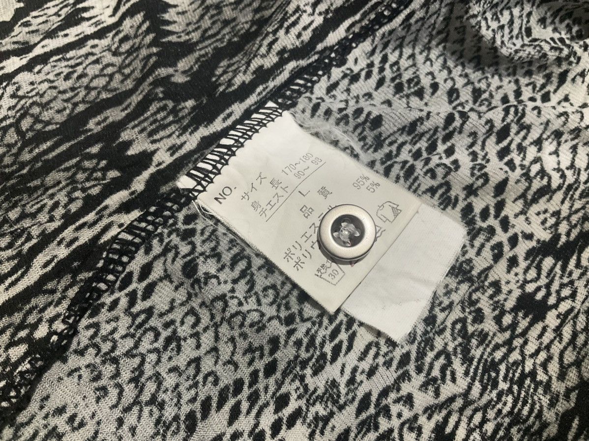 Hysteric Glamour × If Six Was Nine × Japanese Brand 🔥Sick Y2K Agate Snakeskin Rayon Shirt Goth Punk Size US L / EU 52-54 / 3 - 8 Thumbnail
