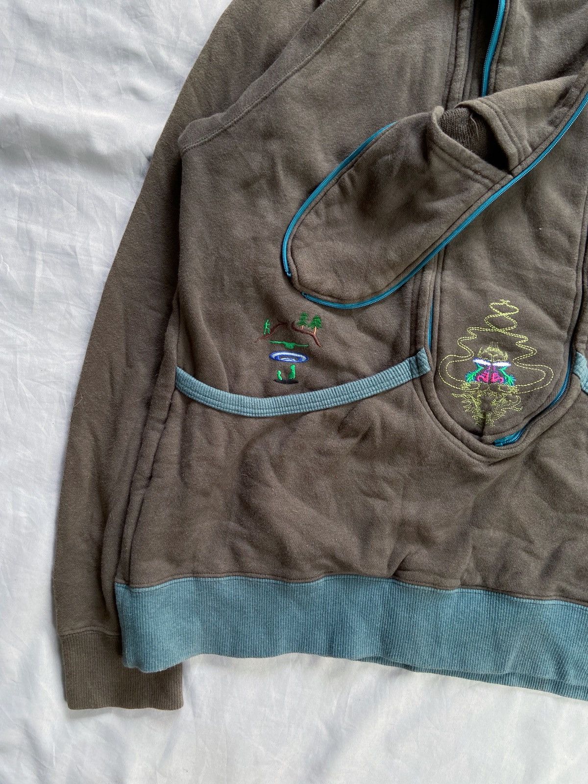Japanese Brand JAPANESE MASK ARCHIVE ZIP HOODIE Size US L / EU 52-54 / 3 - 5 Thumbnail