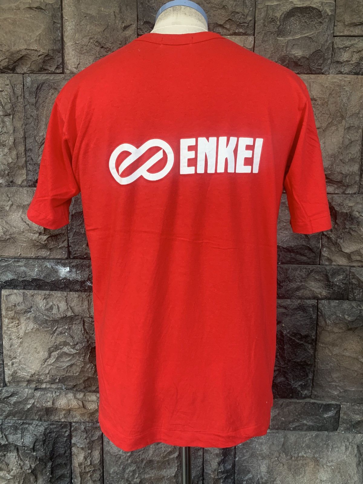 Japanese Brand × Vintage Vintage Enkei Japanese Auto Accessories T shirt Size US M / EU 48-50 / 2 - 1 Thumbnail