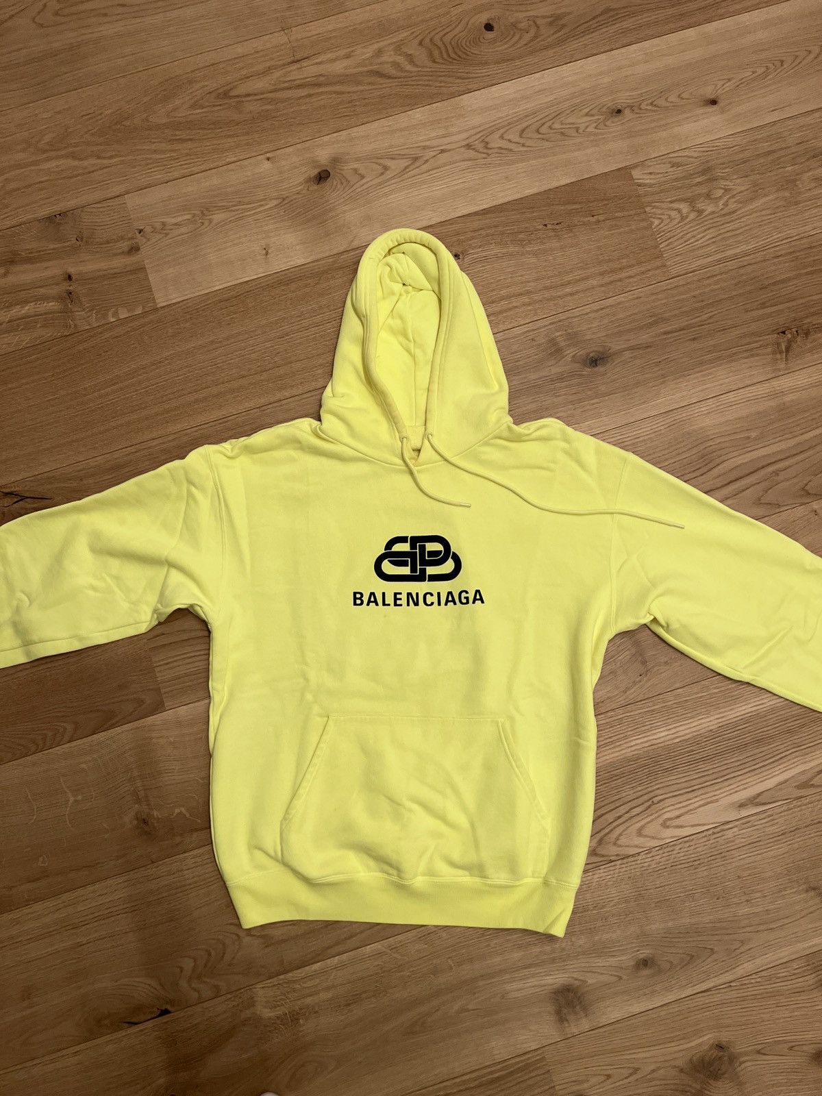 image of Balenciaga Hoodie Yellow, Men's (Size XS)