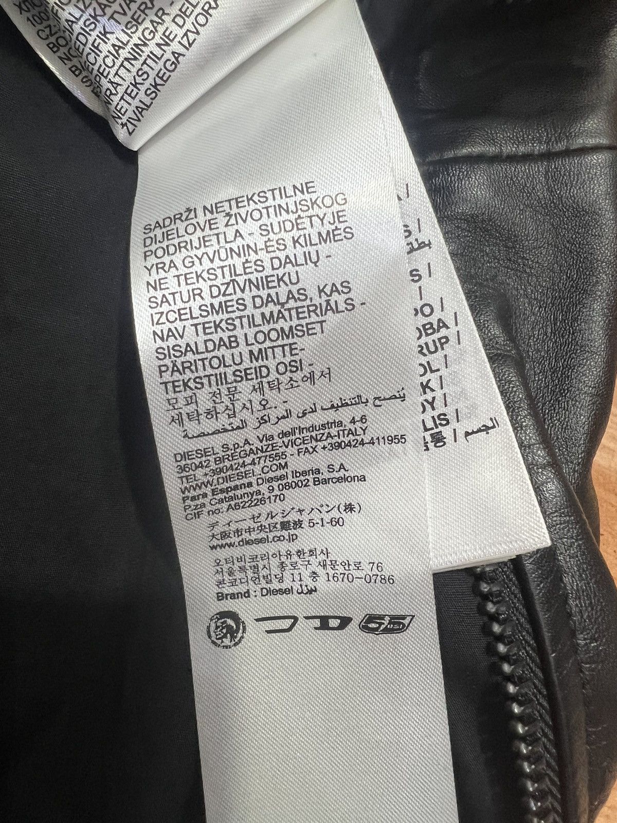 Diesel Diesel L-OCHS leather jacket Size US M / EU 48-50 / 2 - 19 Thumbnail
