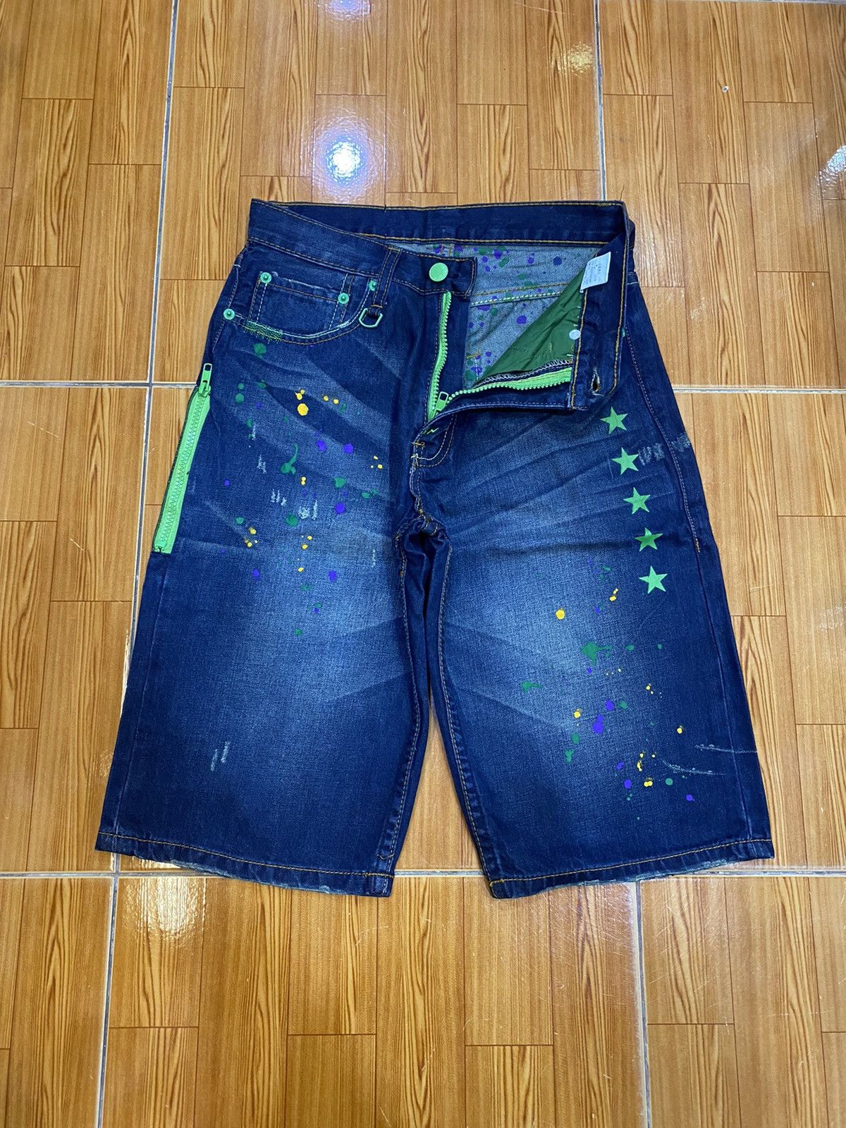 Fragment Design × Levi's RARE🔥LEVIS X FRAGMENT DESIGN PAINTER DENIM SHORT Size US 26 / EU 42 - 12 Thumbnail