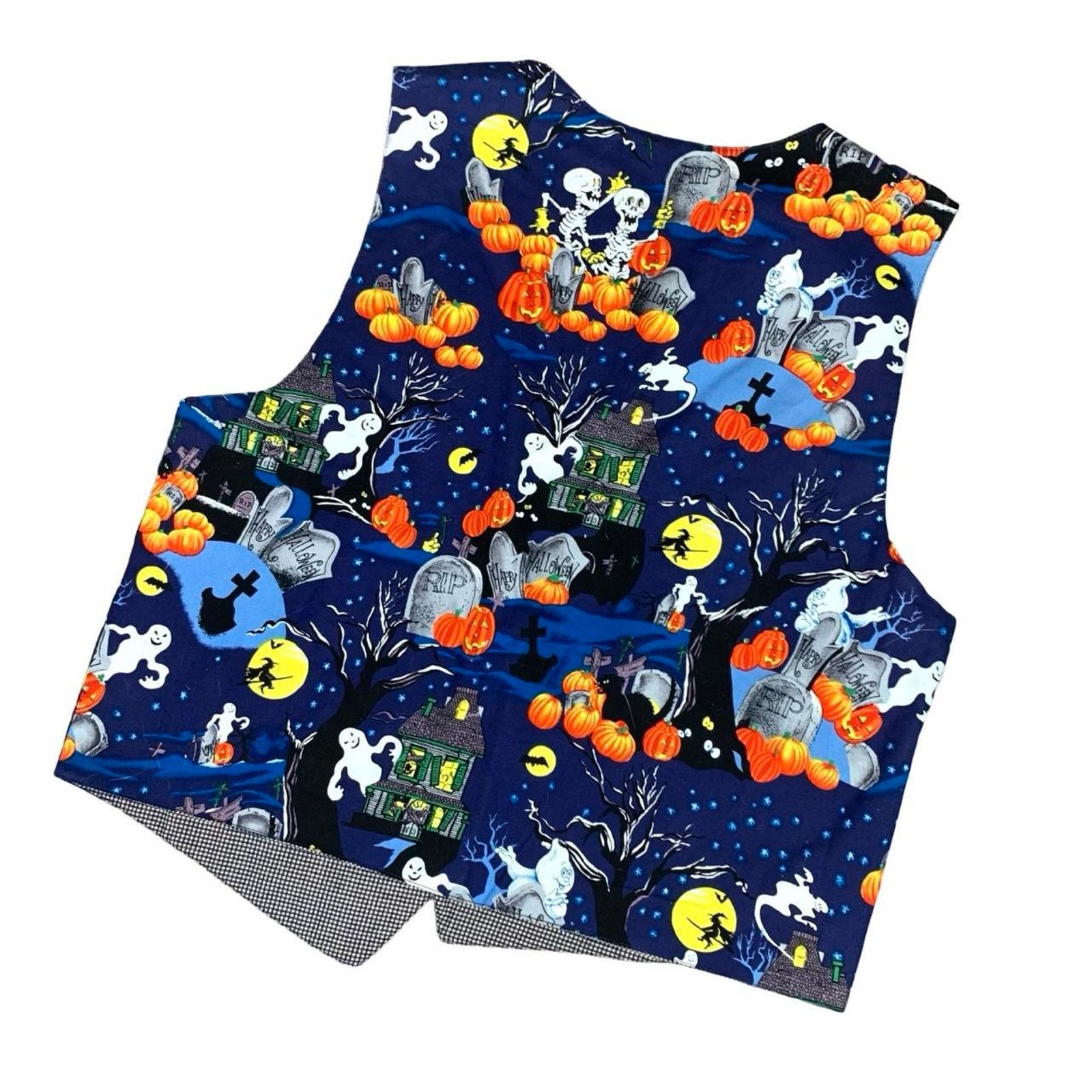 Vintage Vintage 90s Halloween Vest Size L / US 10 / IT 46 - 5 Thumbnail