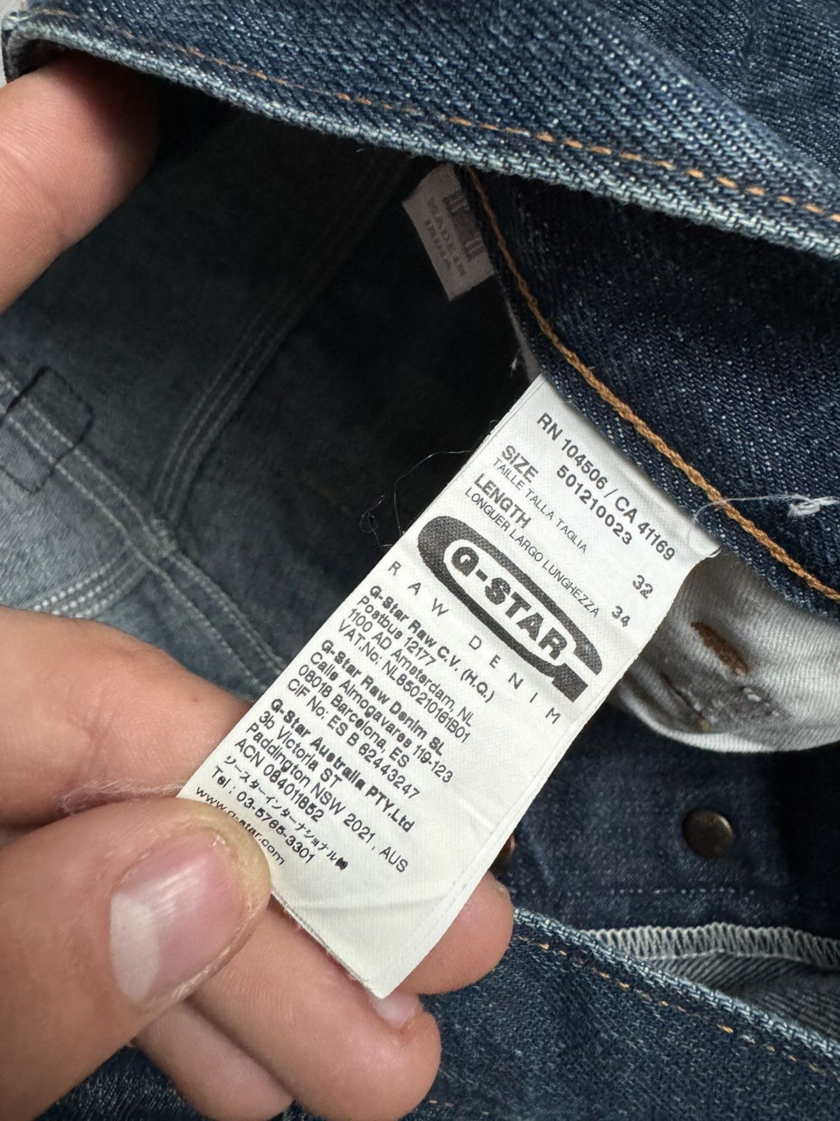 G-Star × Vintage Vintage Jeans G Star denim Pants Size US 32 / EU 48 - 6 Thumbnail